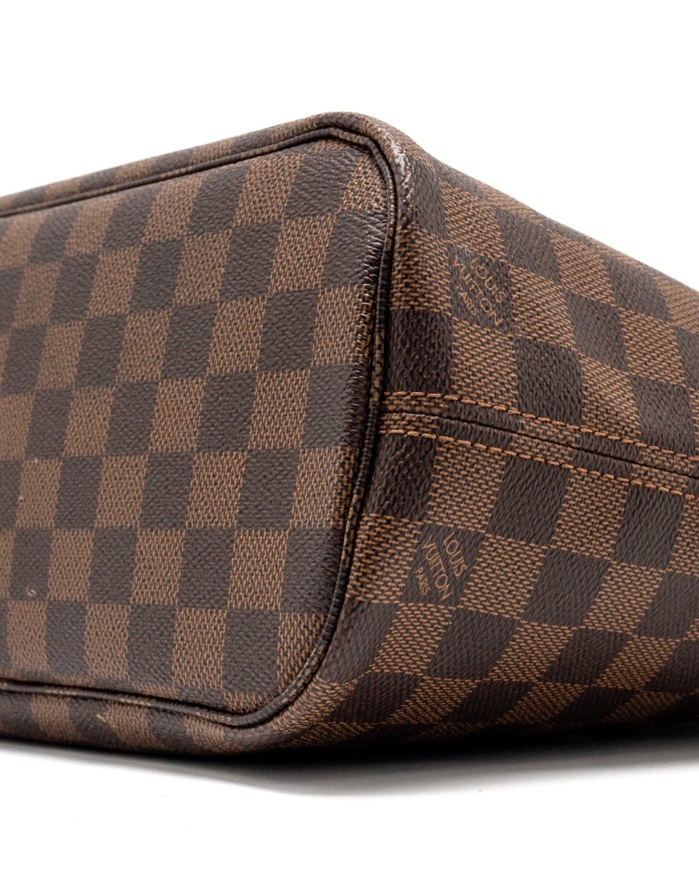 AAA Replica Louis Vuitton LV NEVERFULL PM DAMIER EBENE CANVAS GHW