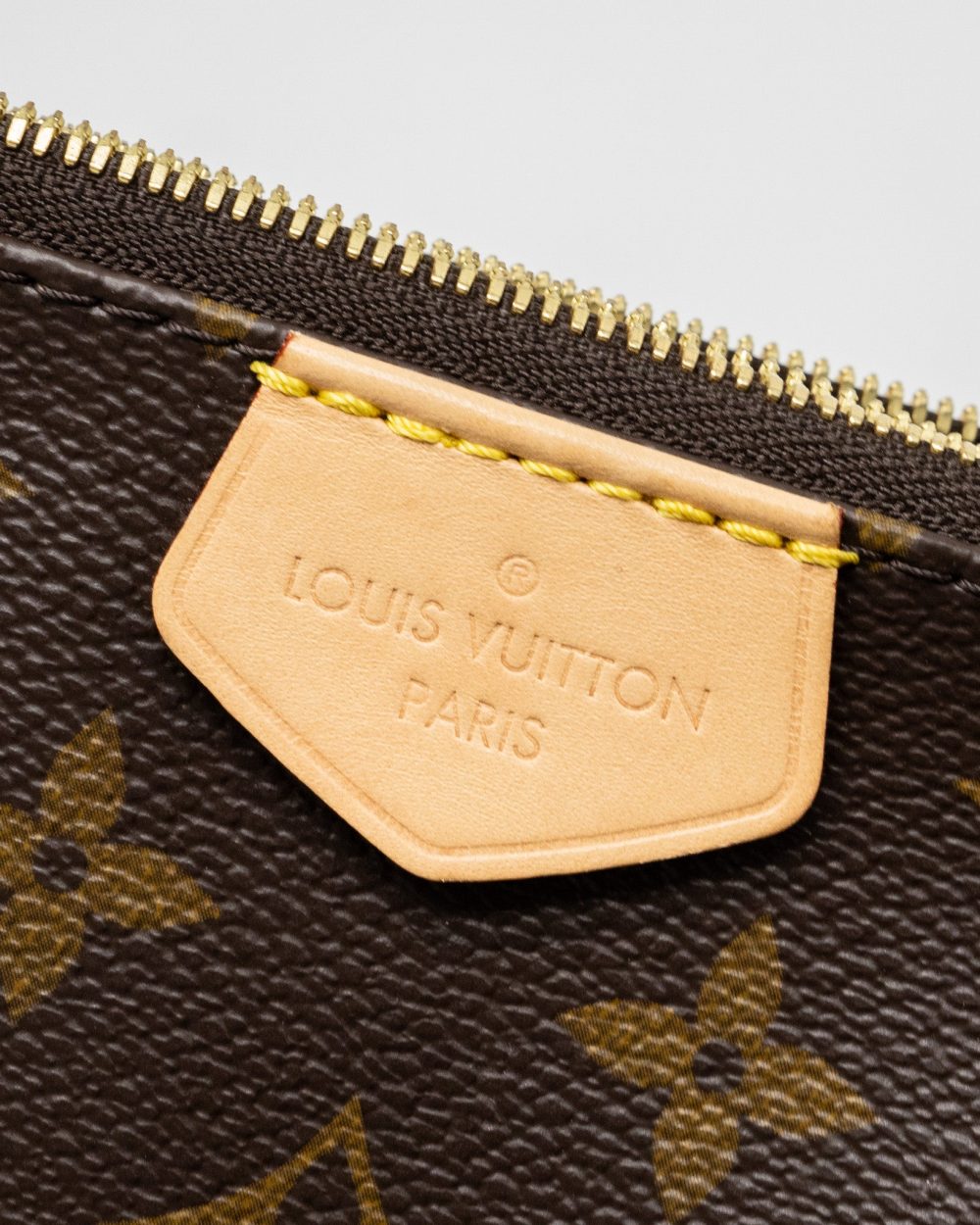 AAA Replica Louis Vuitton LV MULTI POCHETTE MONOGRAM CANVAS KHAKI STRAP GHW