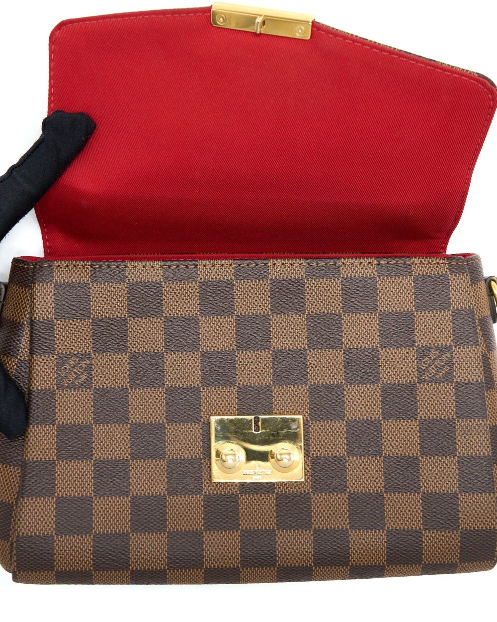 AAA Replica Louis Vuitton LV CROISETTE DAMIER EBENE CANVAS GHW