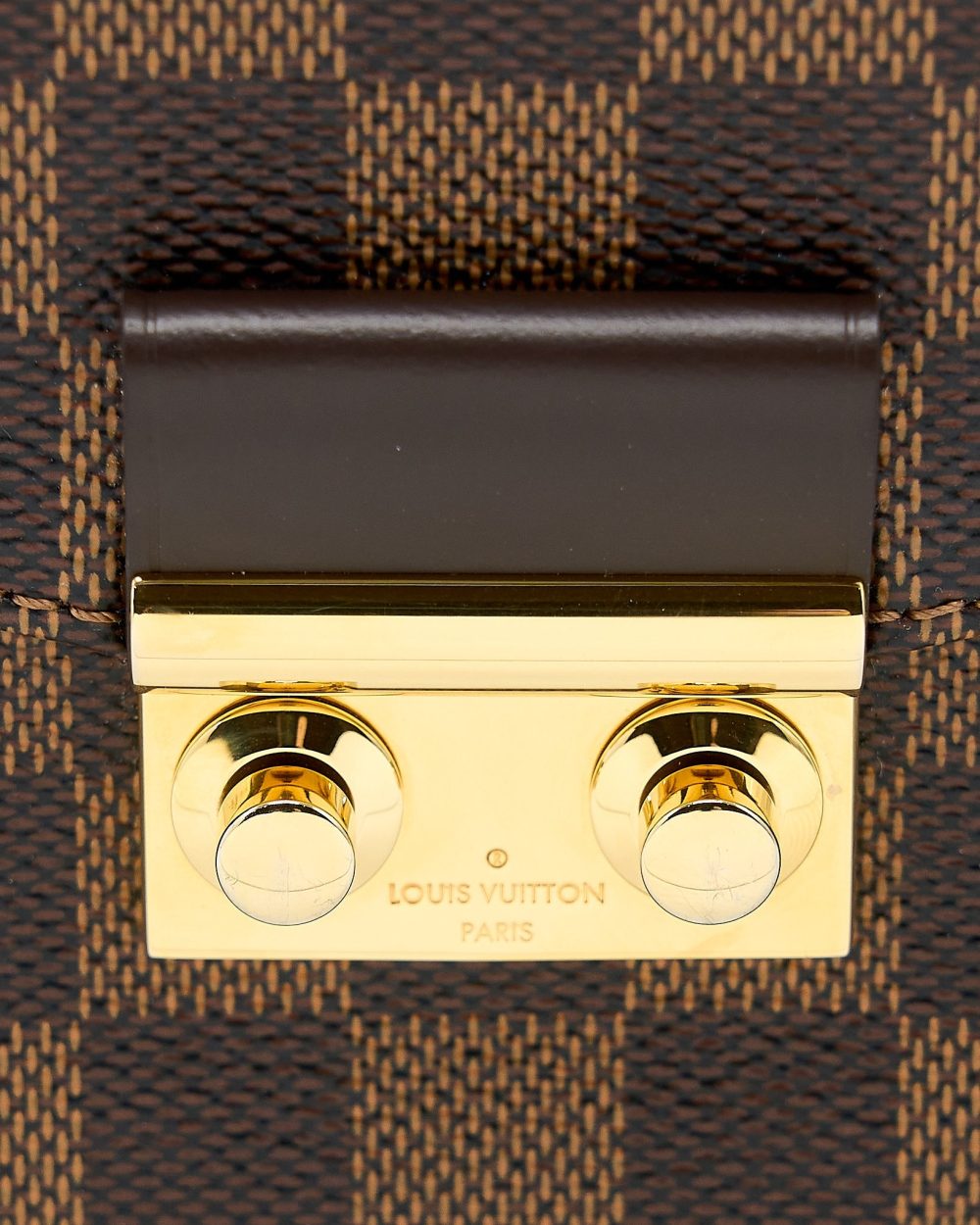 AAA Replica Louis Vuitton LV CROISETTE DAMIER EBENE CANVAS GHW