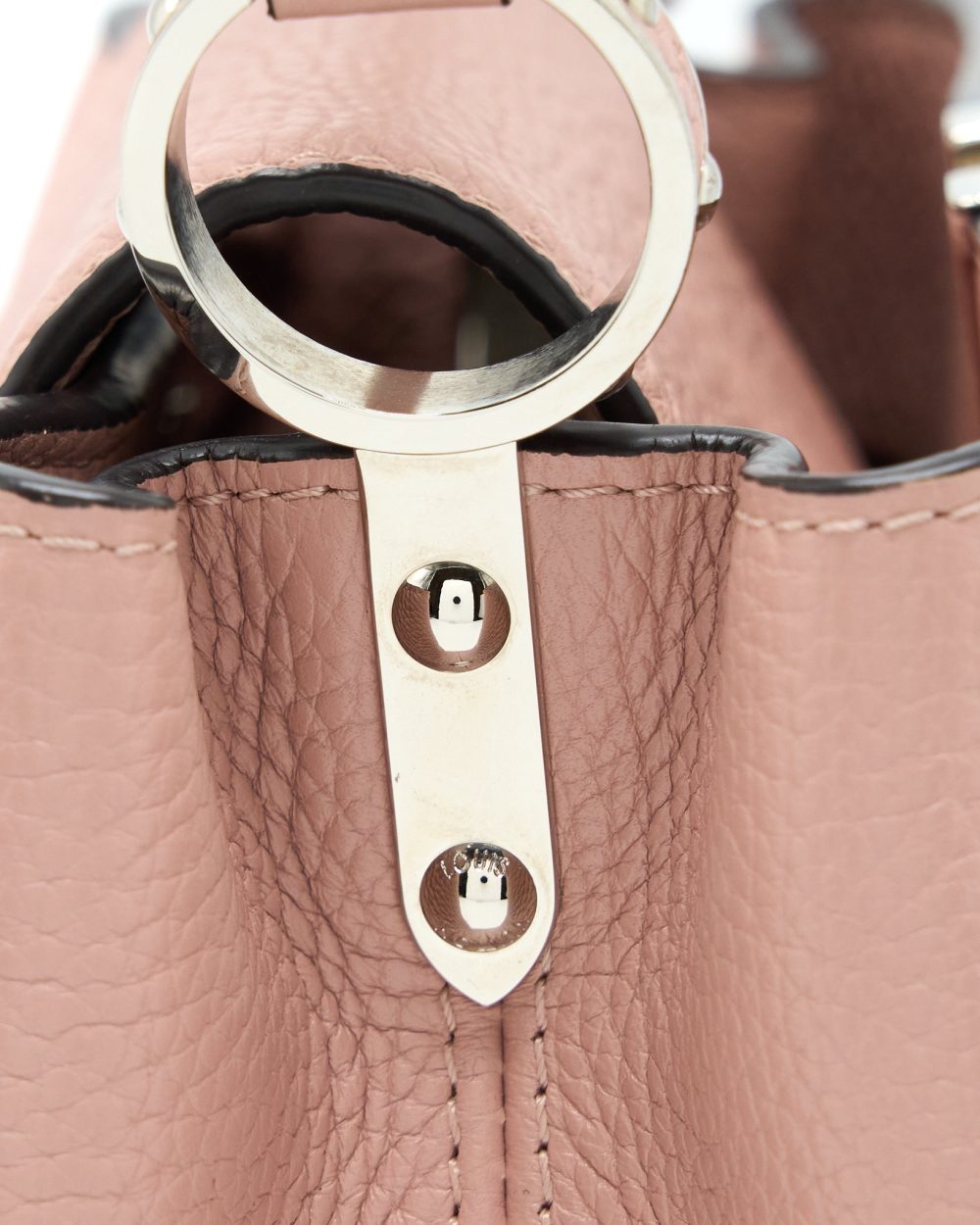 AAA Replica Louis Vuitton LV CAPUCINES BB TAURILLON PINK SHW