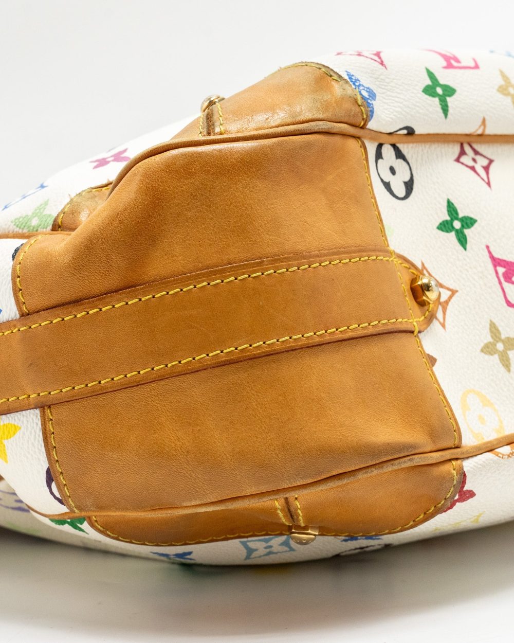 AAA Replica Louis Vuitton LV MURAKAMI GRETA BAG MONOGRAM CANVAS WHITE/MULTICOLOUR GHW