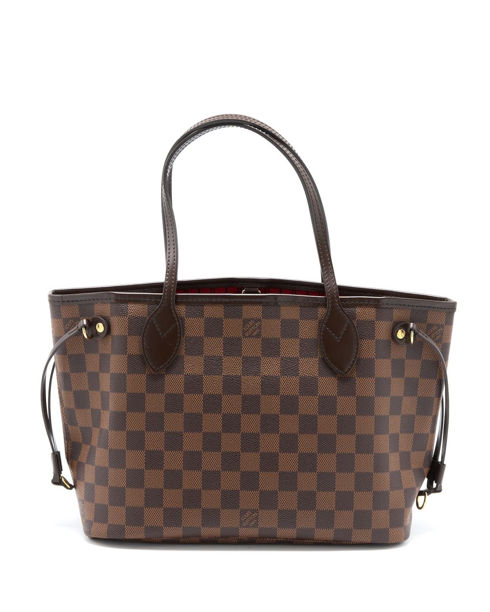 AAA Replica Louis Vuitton LV NEVERFULL PM DAMIER EBENE CANVAS GHW