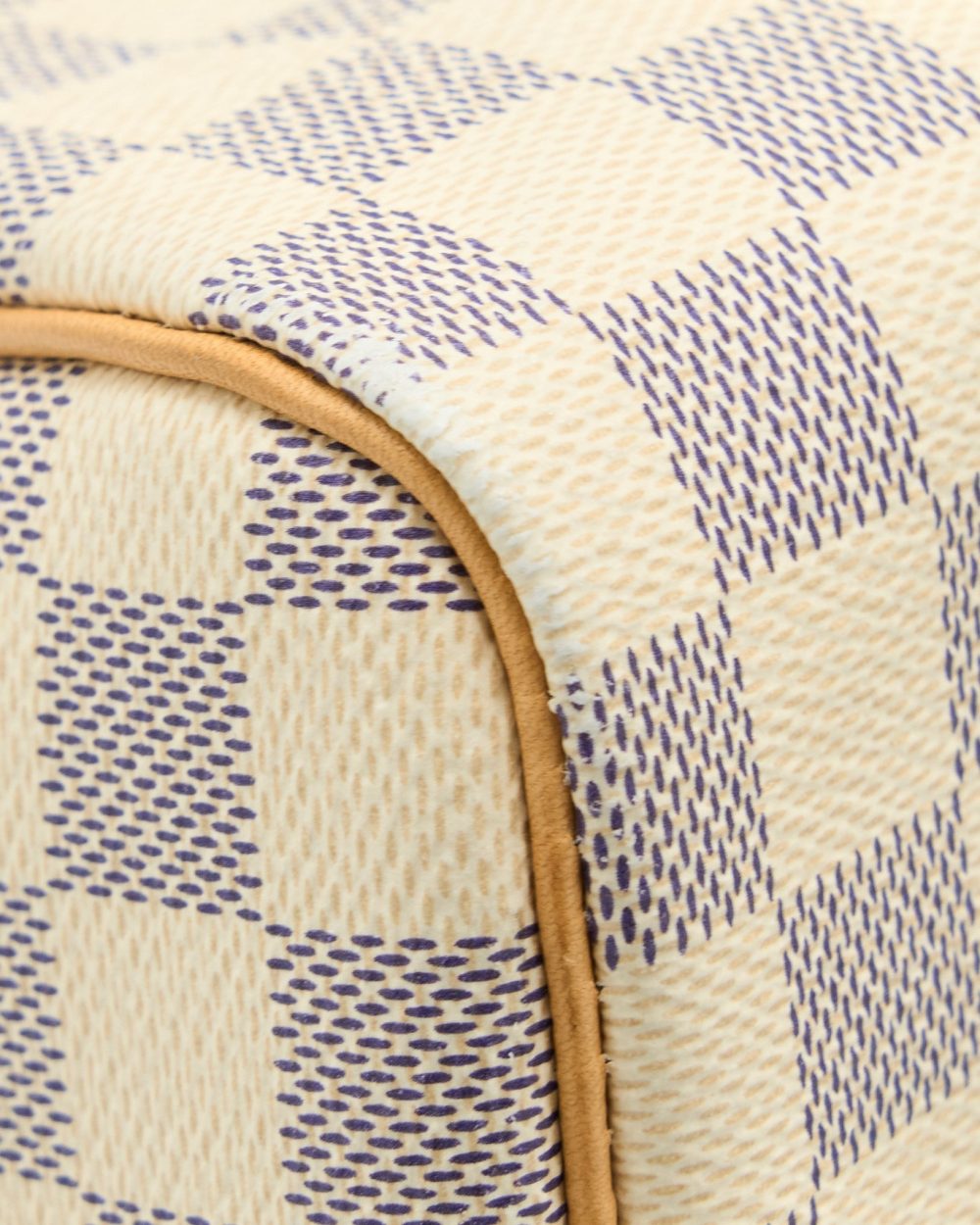 AAA Replica Louis Vuitton LV SPEEDY 30 DAMIER AZUR CANVAS GHW