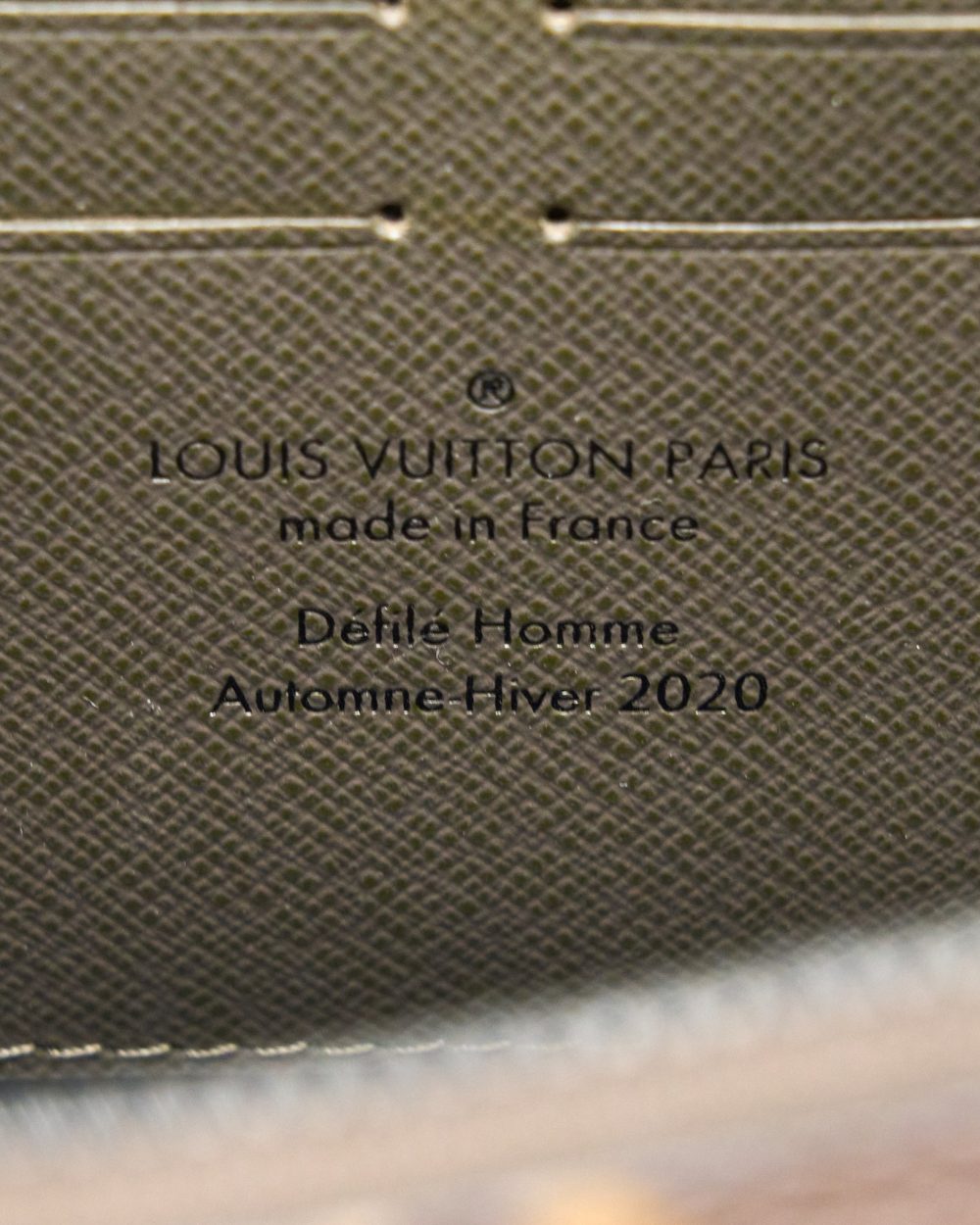 AAA Replica Louis Vuitton LV SOFT TRUNK WALLET TAIGA/MONOGRAM CANVAS KHAKI GREEN BLACK HARDWARE