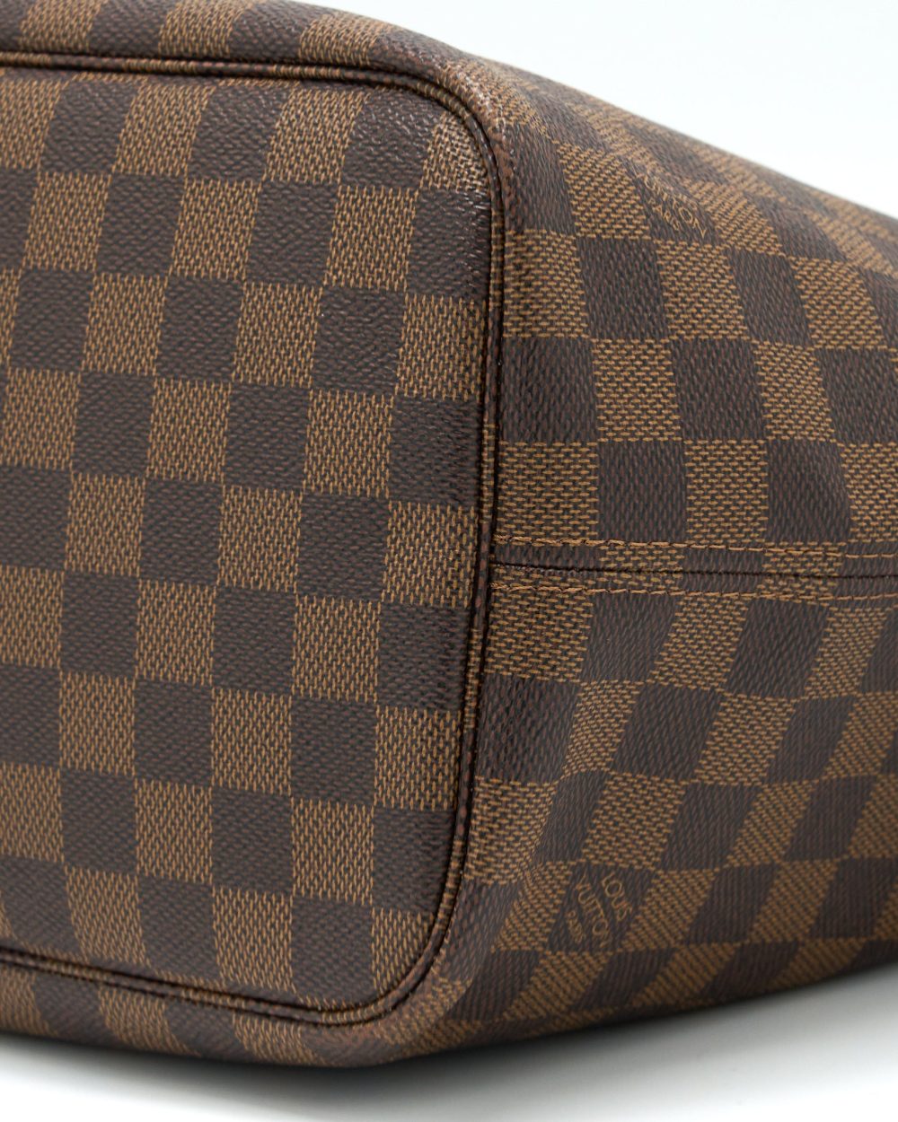 AAA Replica Louis Vuitton LV NEVERFULL MM DAMIER EBENE/PINK GHW