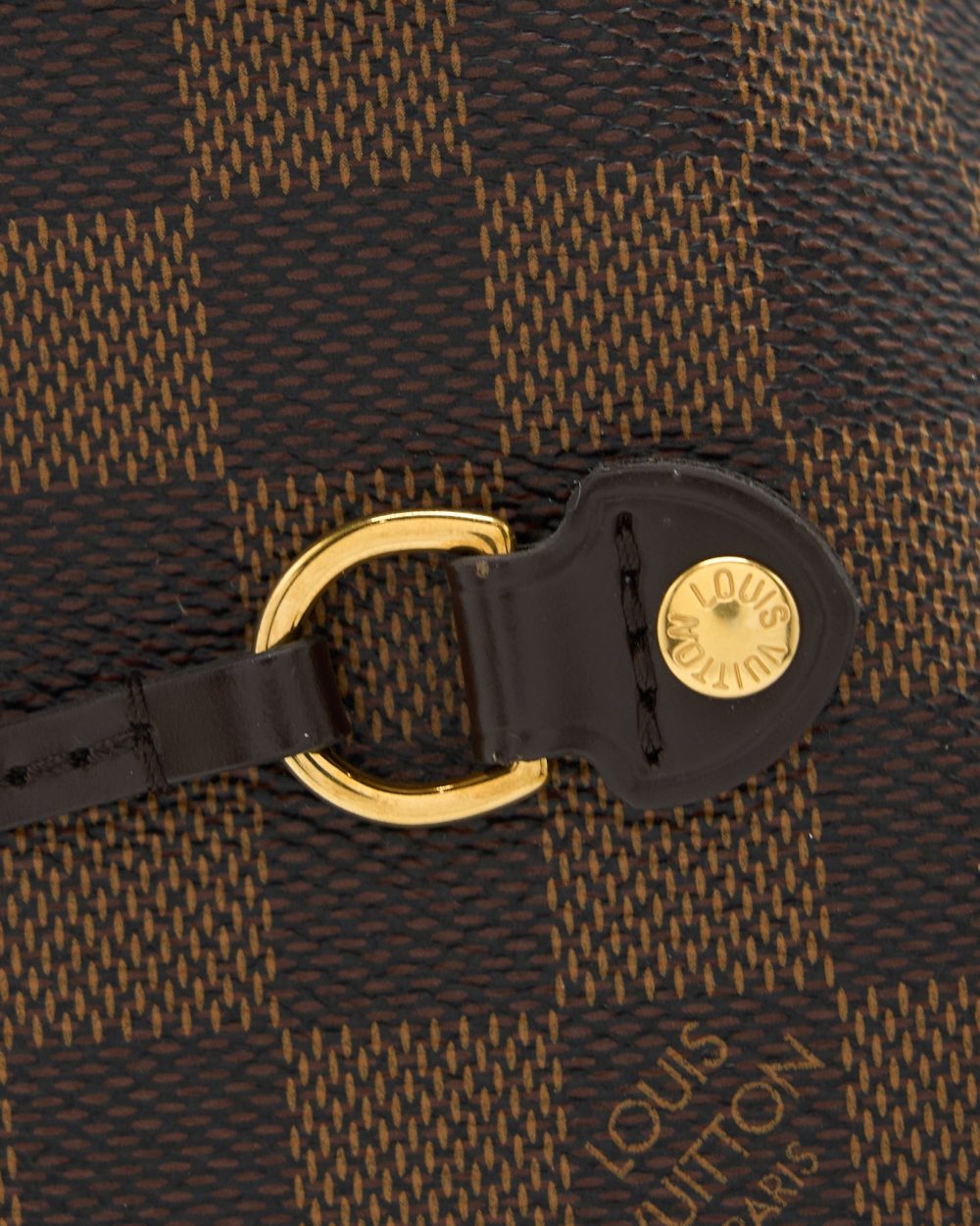 AAA Replica Louis Vuitton LV NEVERFULL MM DAMIER EBENE/PINK GHW