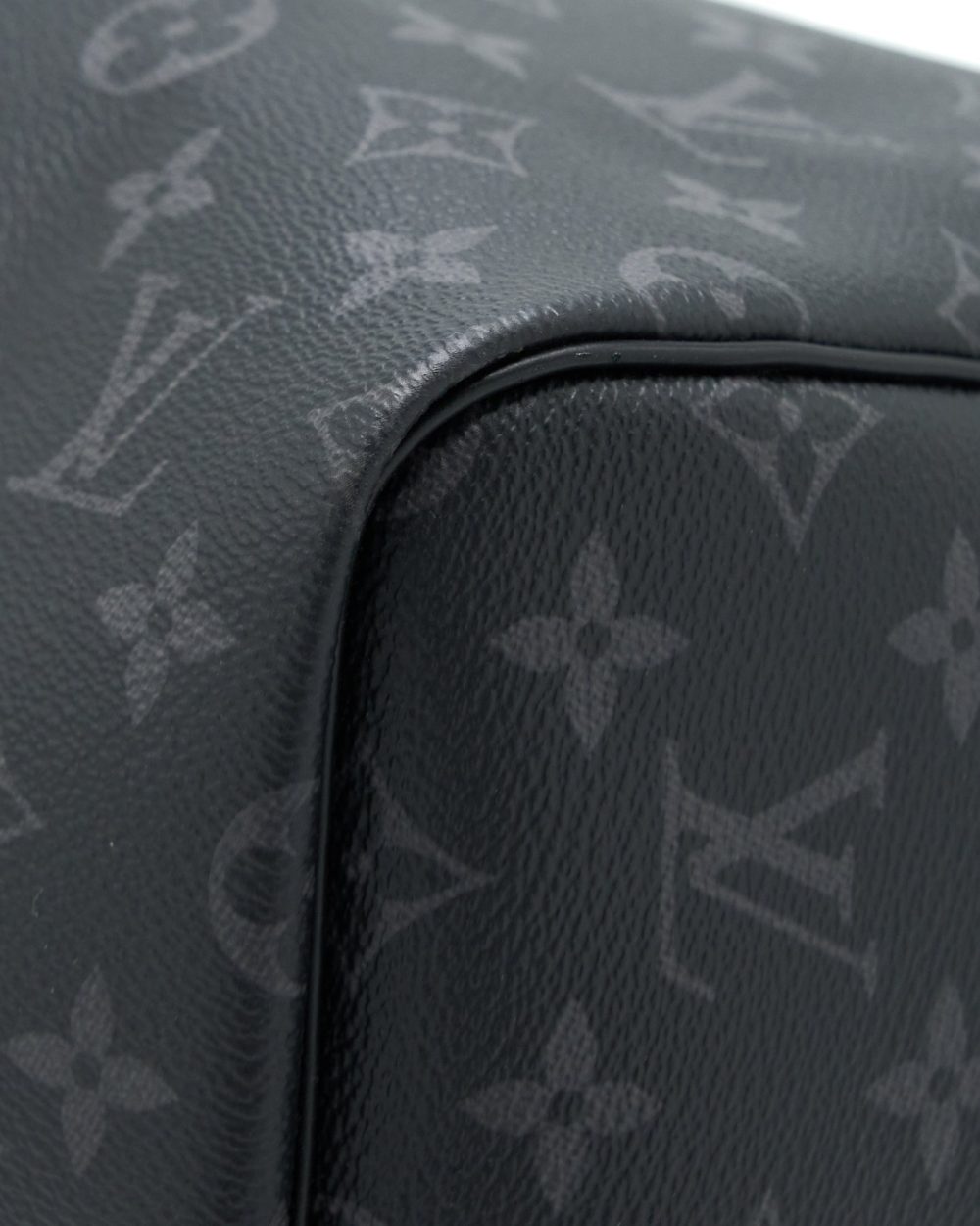 AAA Replica Louis Vuitton LV KEEPALL 55 WITH SHOULDER STRAP MONOGRAM ECLIPSE CANVAS SHW