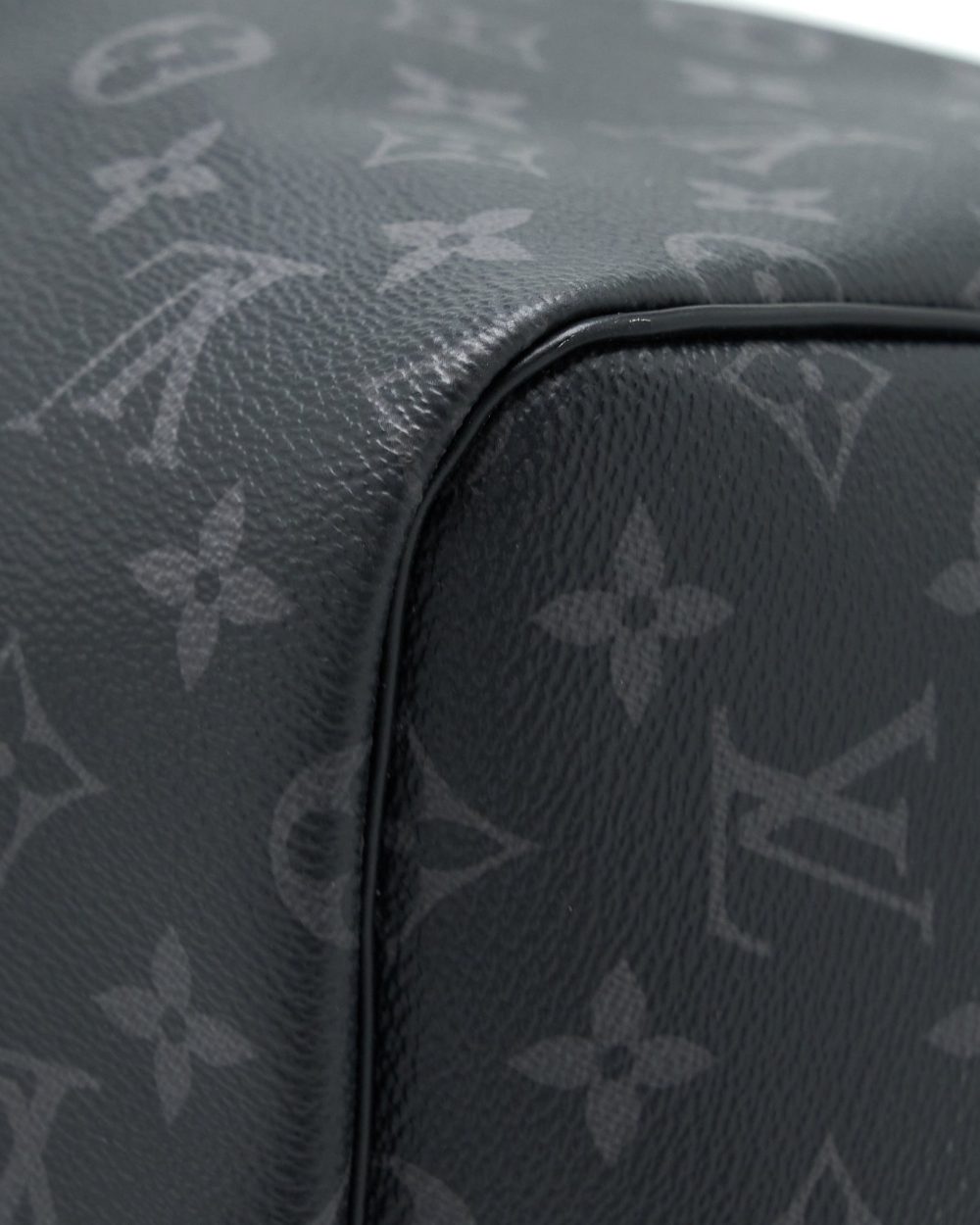 AAA Replica Louis Vuitton LV KEEPALL 55 WITH SHOULDER STRAP MONOGRAM ECLIPSE CANVAS SHW
