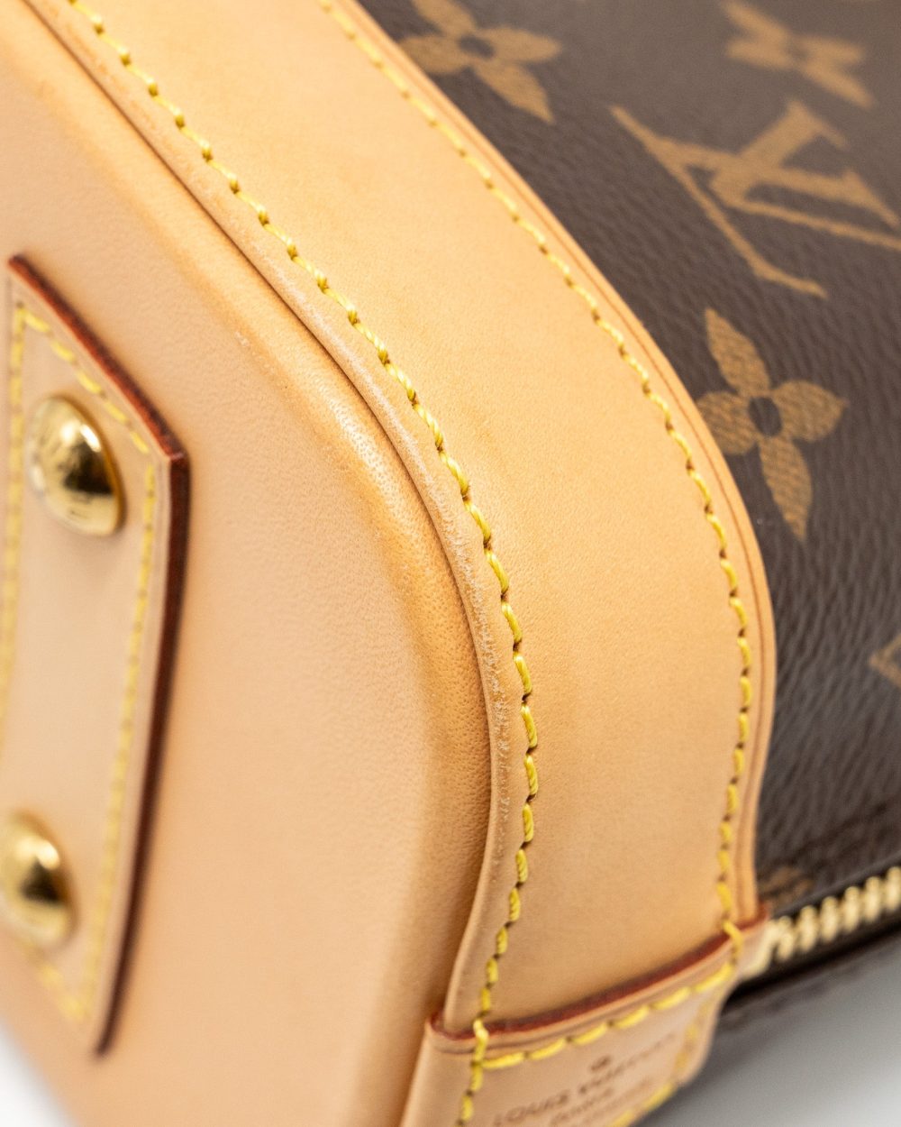 AAA Replica Louis Vuitton LV ALMA BB MONOGRAM CANVAS GHW