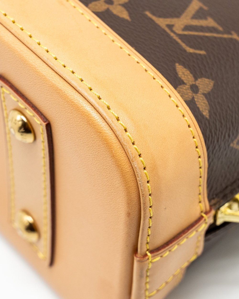 AAA Replica Louis Vuitton LV ALMA BB MONOGRAM CANVAS GHW