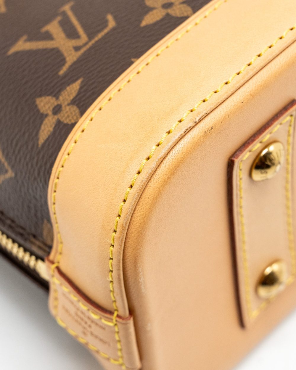 AAA Replica Louis Vuitton LV ALMA BB MONOGRAM CANVAS GHW
