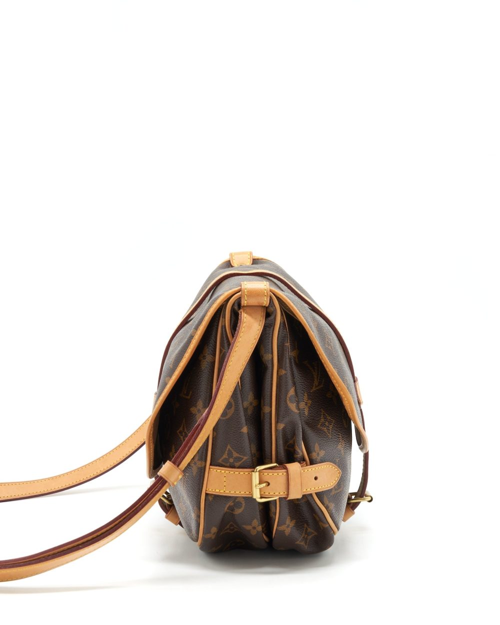 AAA Replica Louis Vuitton LV VINTAGE DOUBLE SIDE CROSSBODY BAG MONOGRAM CANVAS GHW