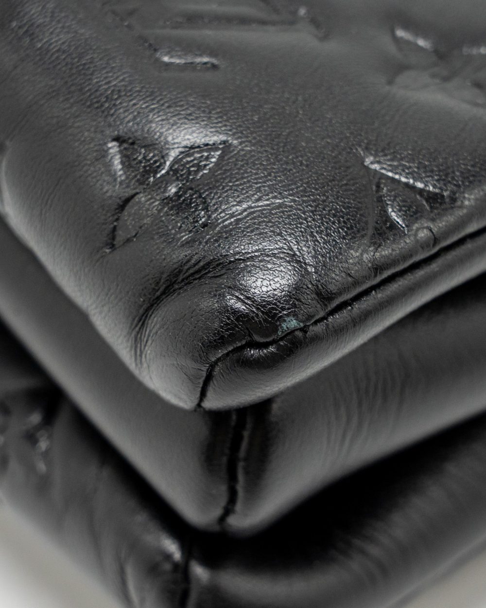 AAA Replica Louis Vuitton LV COUSSIN PM LAMBSKIN BLACK GHW