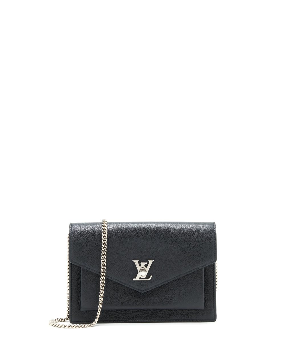 AAA Replica Louis Vuitton LV THE MY LOCKME CHAIN CROSSBODY BAG BLACK