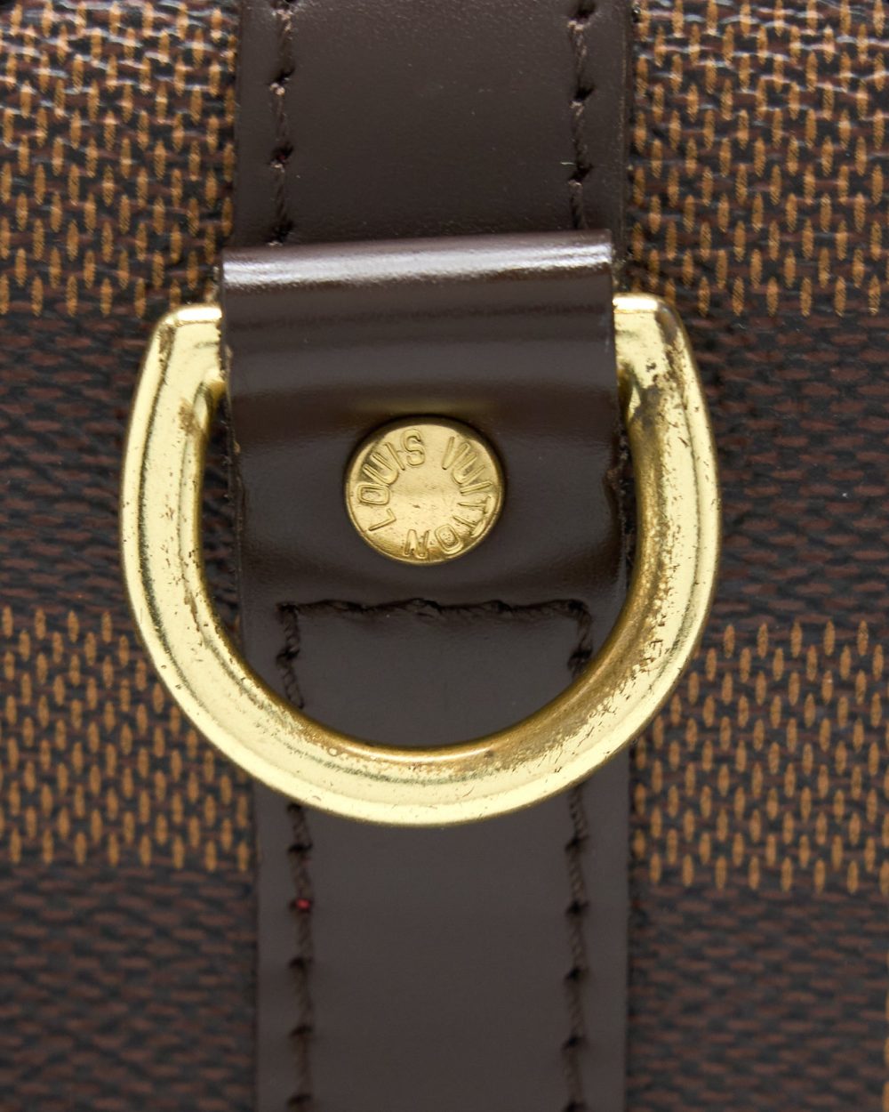 AAA Replica Louis Vuitton LV SPEEDY 30 DAMIER EBENE GHW