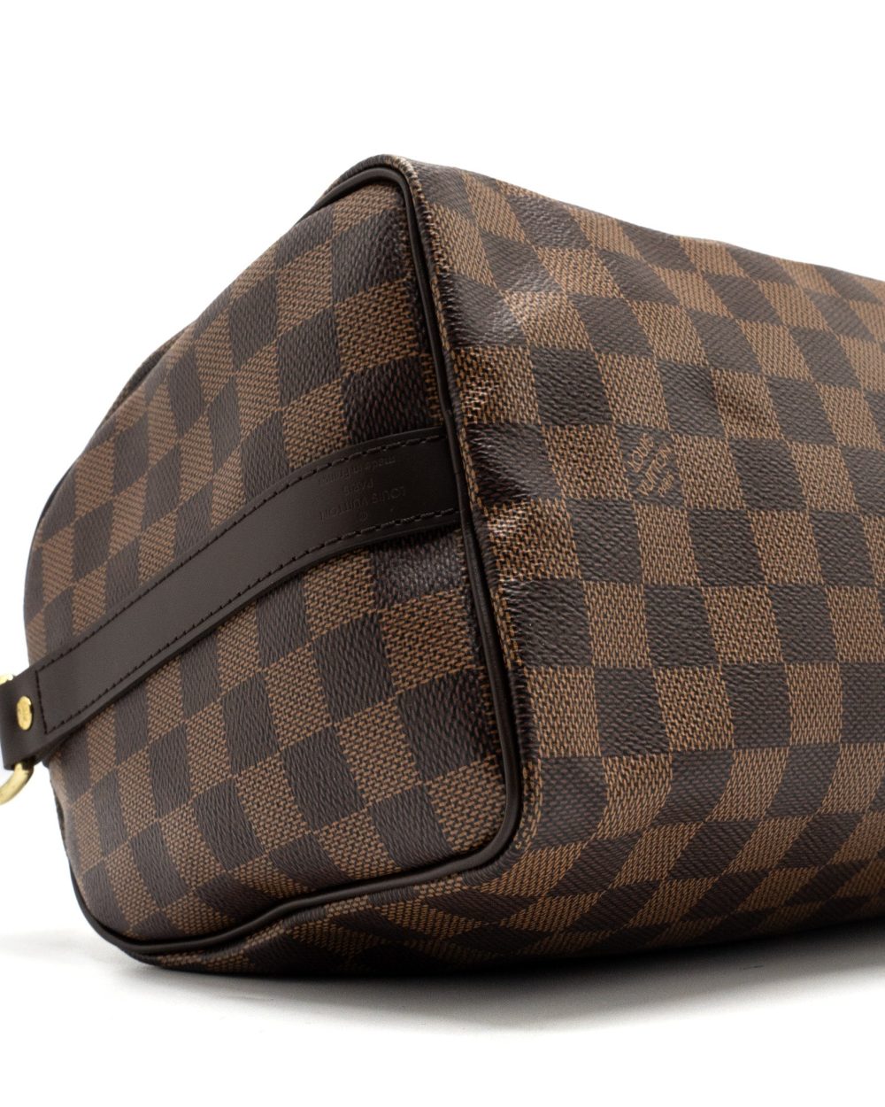 AAA Replica Louis Vuitton LV SPEEDY BANDOULIERE 25 DAMIER EBENE CANVAS GHW(NEW VERSION)