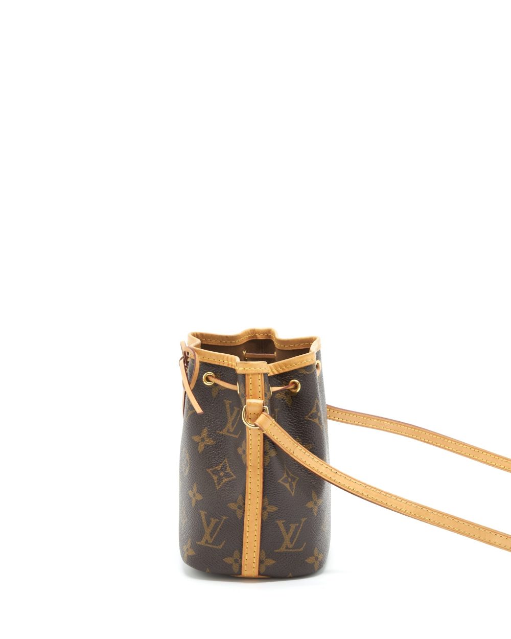 AAA Replica Louis Vuitton LV NANO NOE MONOGRAM CANVAS GHW
