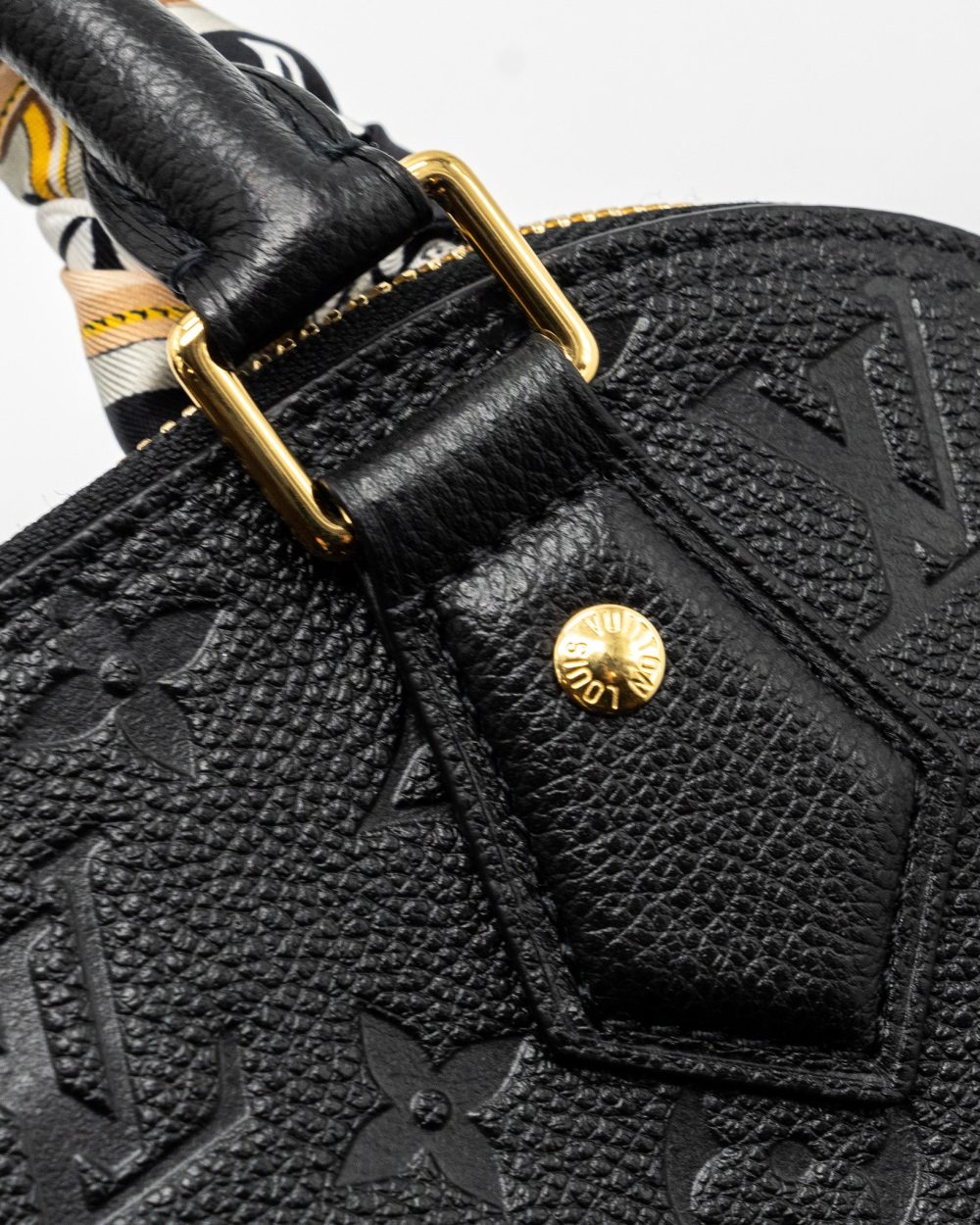 AAA Replica Louis Vuitton LV NEO ALMA BB MONOGRAM EMPREINTE LEATHER BLACK GHW(NEW VERSION)
