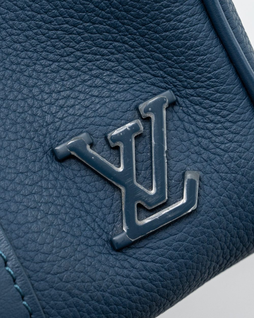 AAA Replica Louis Vuitton LV KEEPALL XS CALFSKIN BLUE SHW (NEW VERSION)