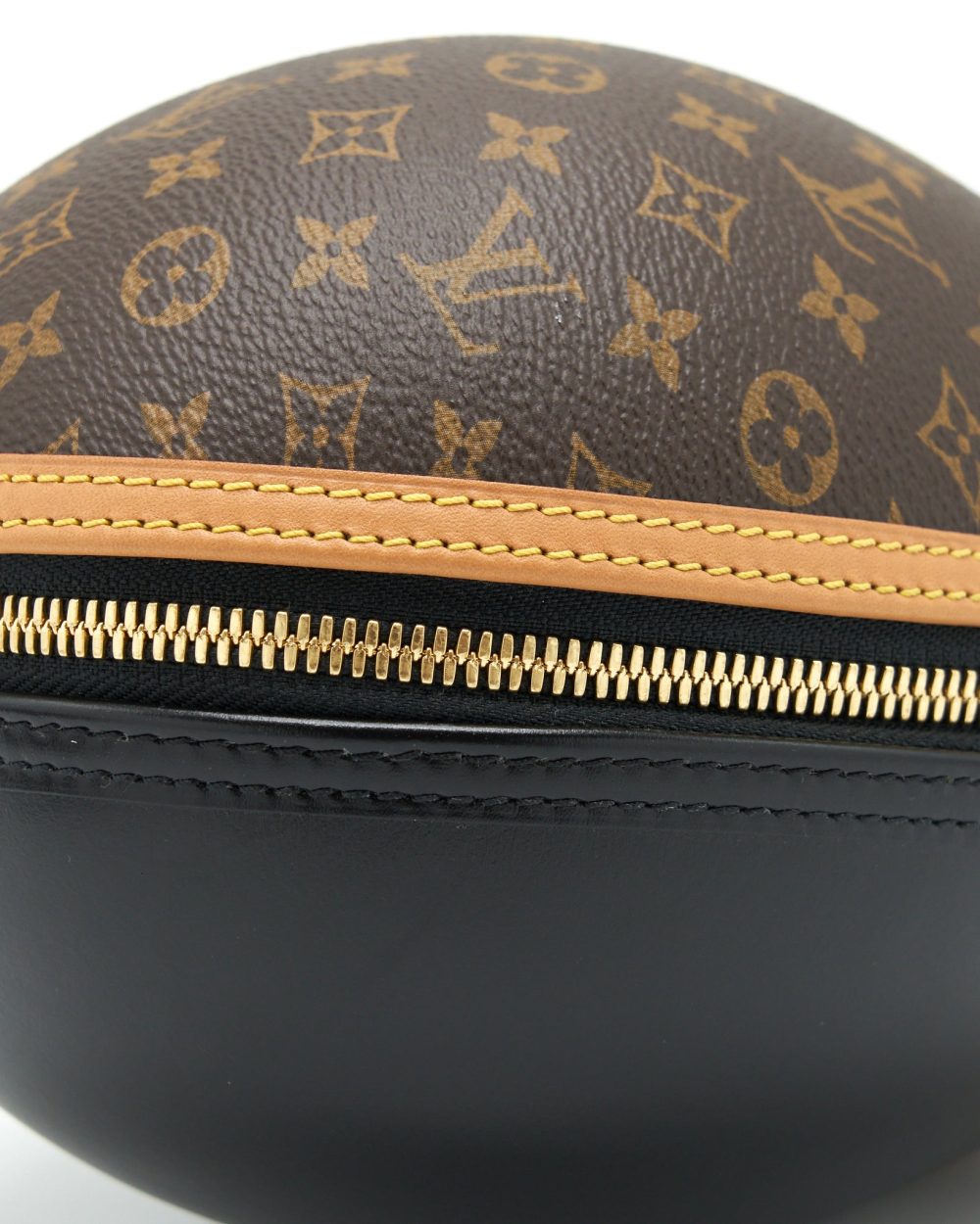 AAA Replica Louis Vuitton LV EGG BAG MONOGRAM CANVAS/BLACK GHW
