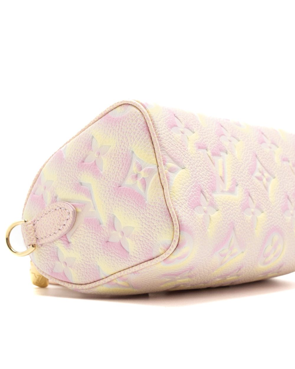 AAA Replica Louis Vuitton LV NANO SPEEDY MONOGRAM EMPREINTE PINK/MULTICOLOUR GHW (NEW VERSION)