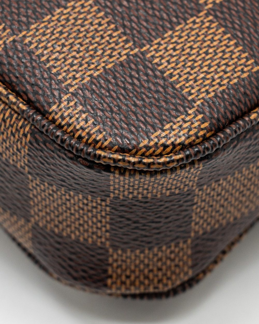 AAA Replica Louis Vuitton LV POCHETTE ACCESSOIRES DAMIER EBENE CANVAS GHW
