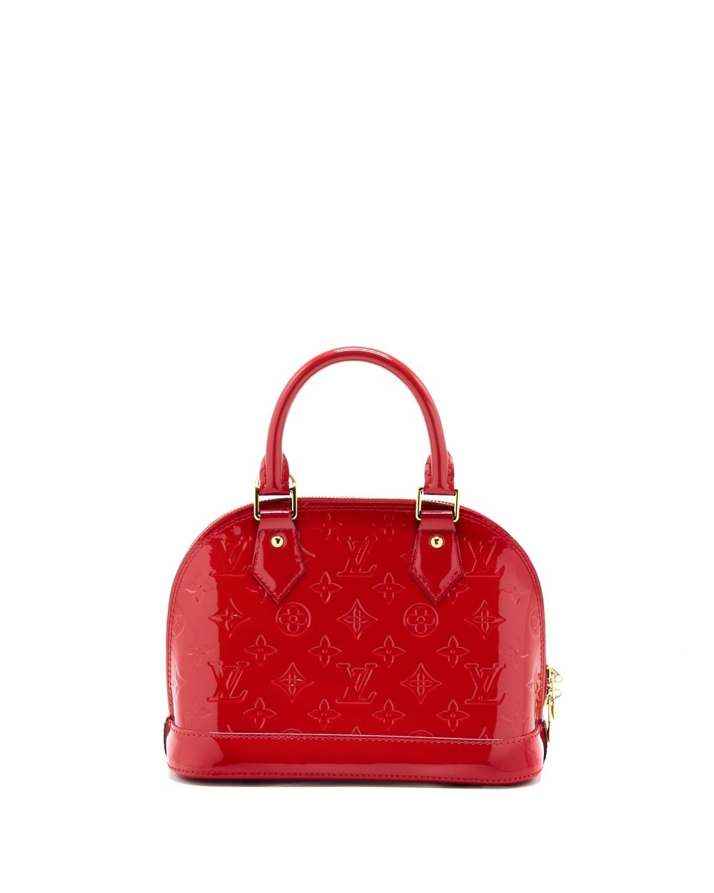 AAA Replica Louis Vuitton LV ALMA BB VERNIS RED GHW