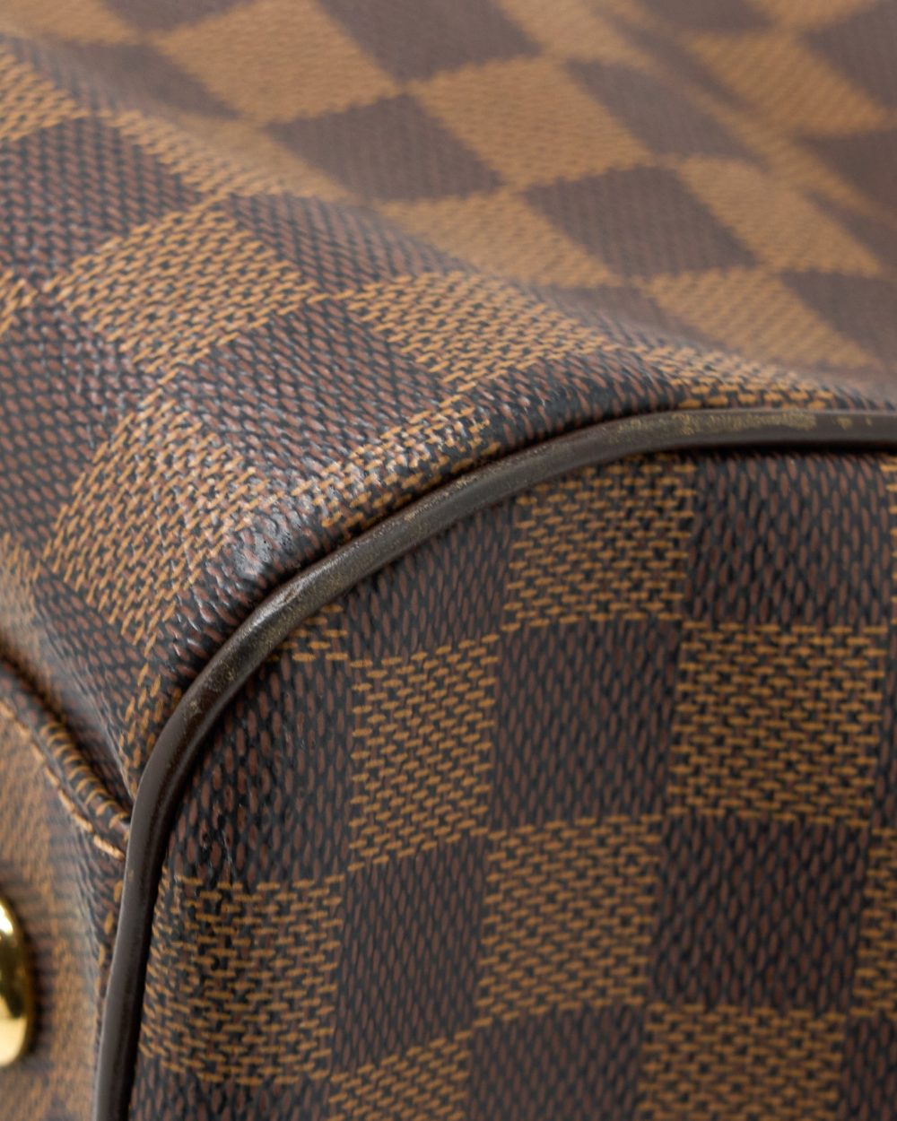 AAA Replica Louis Vuitton LV TREVI BAG DAMIER EBENE CANVAS GHW