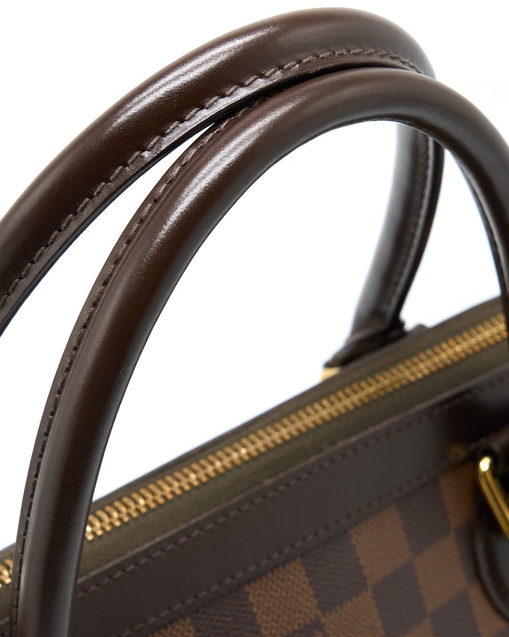 AAA Replica Louis Vuitton LV TREVI BAG DAMIER EBENE CANVAS GHW