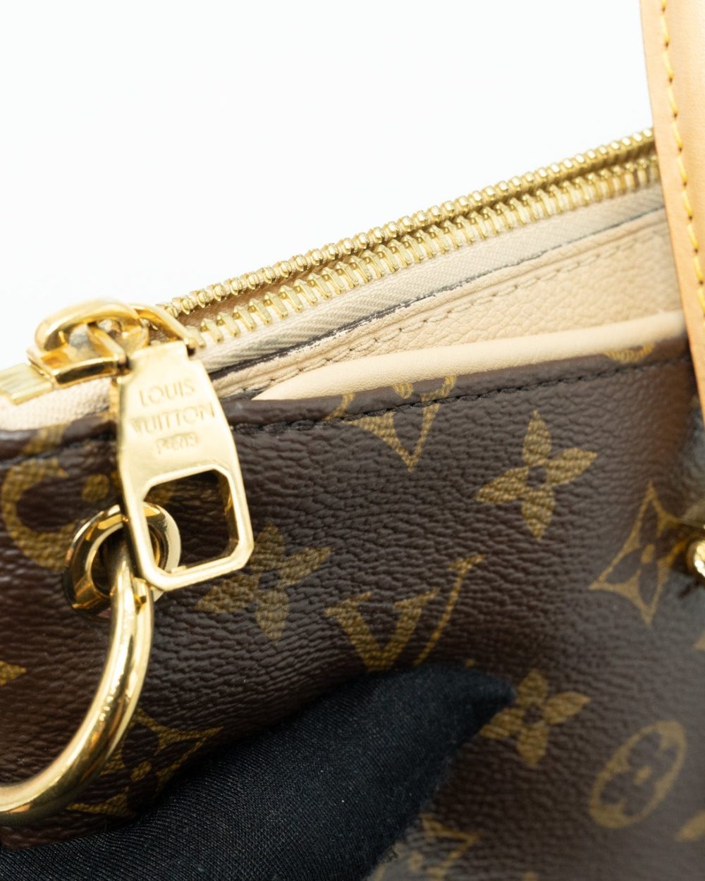 AAA Replica Louis Vuitton LV PALLAS DUNE TOTE BAG MONOGRAM CANVAS / BEIGE GHW