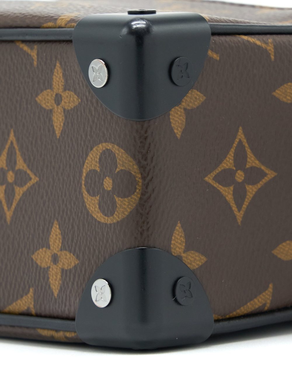 AAA Replica Louis Vuitton LV MINI SOFT TRUNK MONOGRAM CANVAN MATT-BLACK HARDWARE