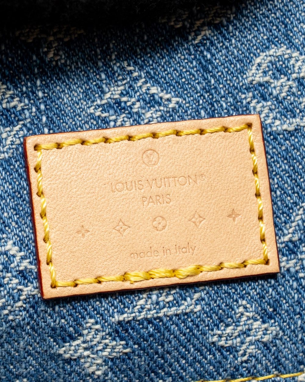 AAA Replica Louis Vuitton LV CARRYALL MM MONOGRAM DENIM BLUE GHW