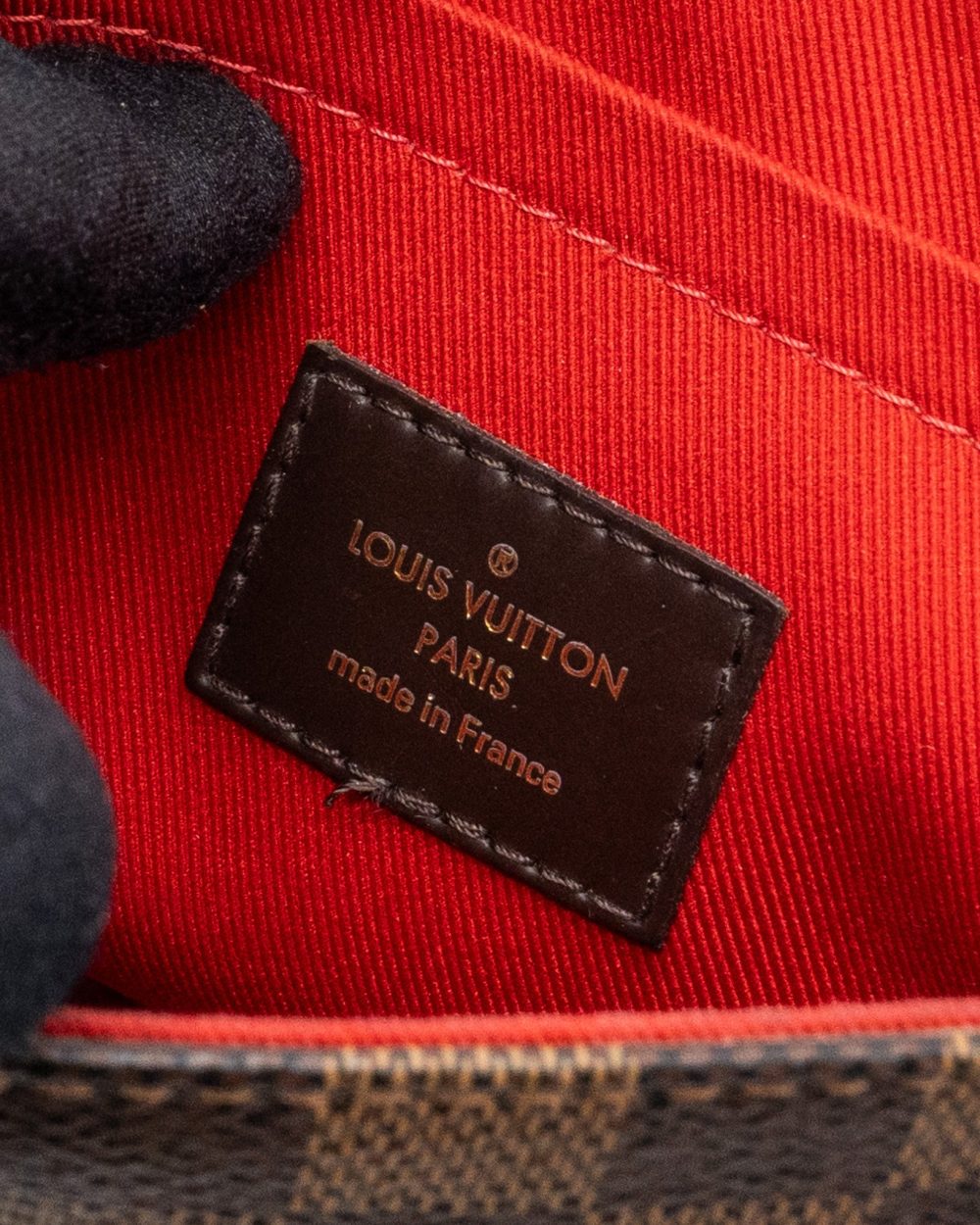 AAA Replica Louis Vuitton LV CROISETTE BAG DAMIER EBENE CANVAS GHW
