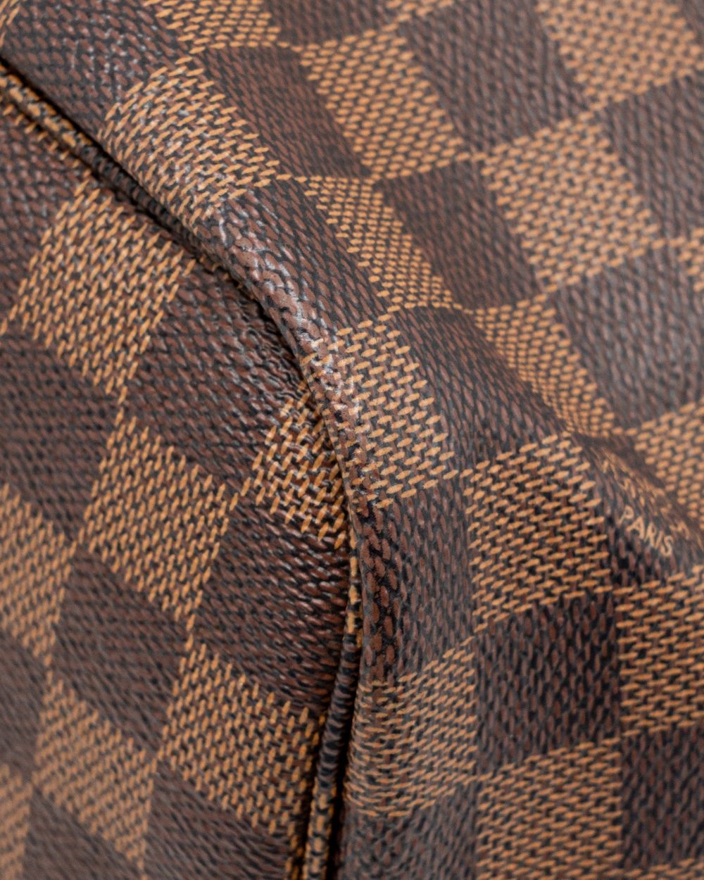 AAA Replica Louis Vuitton LV NEVERFULL MM DAMIER EBENE CANVAS GHW