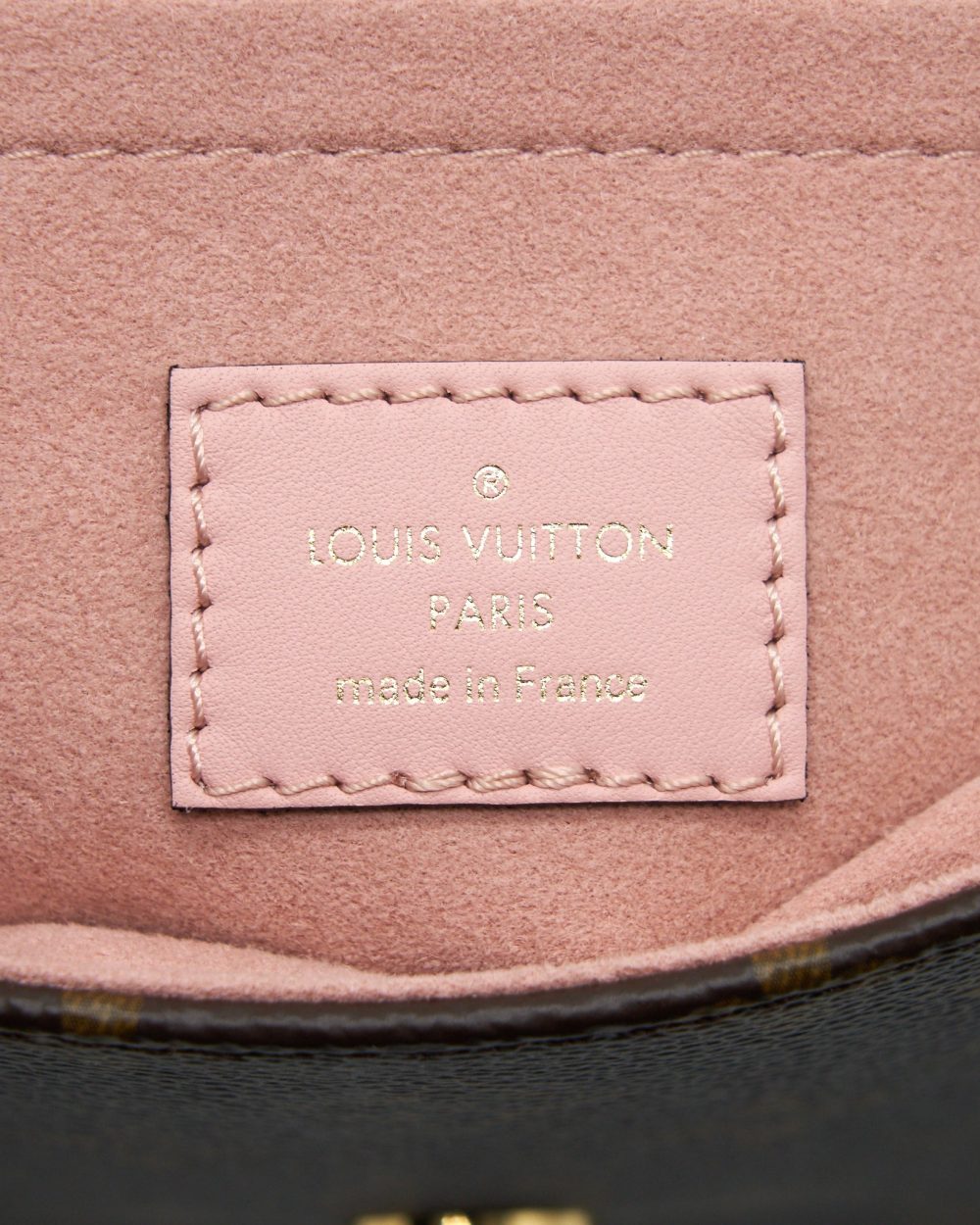 AAA Replica Louis Vuitton LV LOCKY BB MONOGRAM CANVAS / ROSE POUDRE
