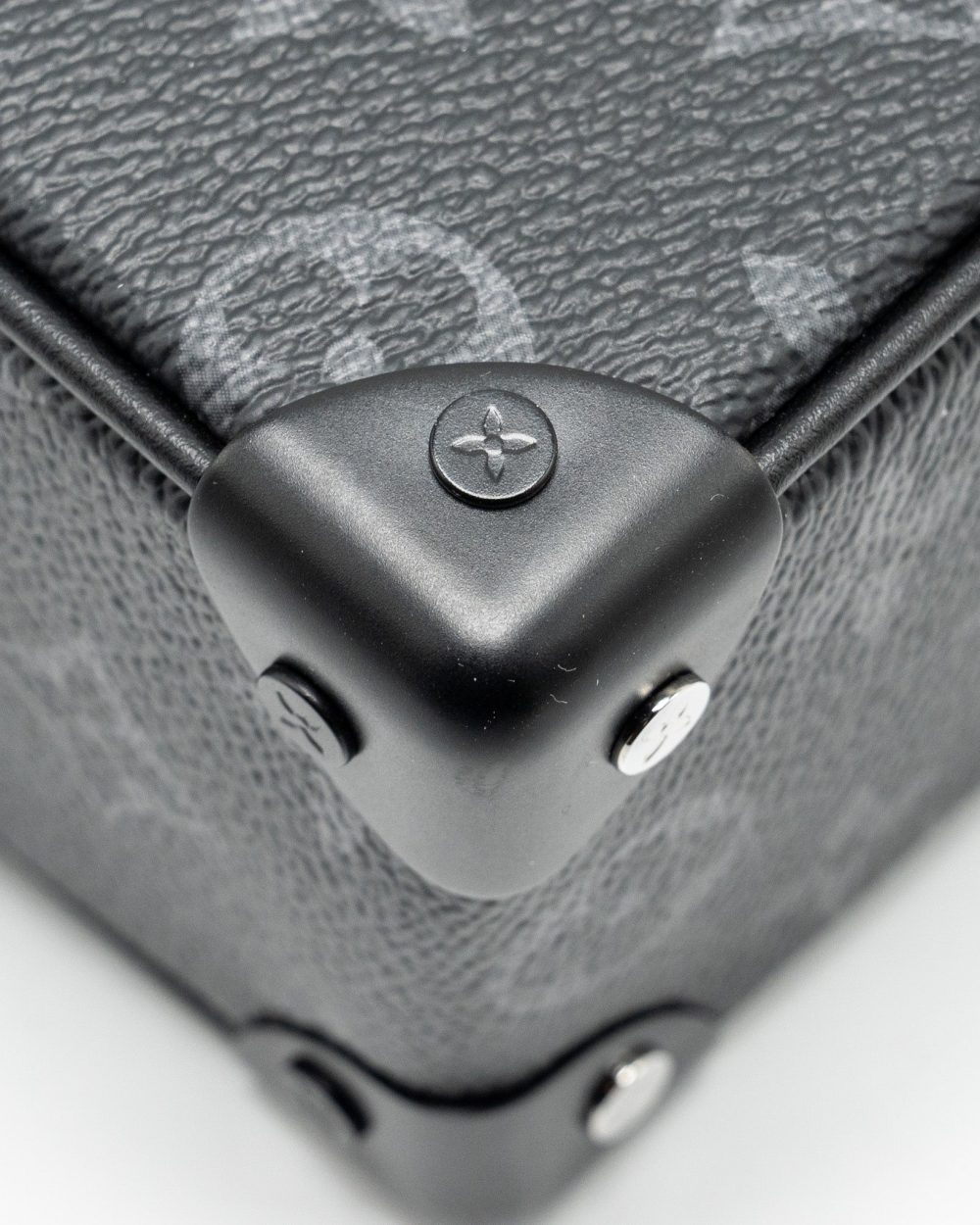 AAA Replica Louis Vuitton LV MINI SOFT TRUNK MONOGRAM ECLIPSE CANVAS BLACK HARDWARE