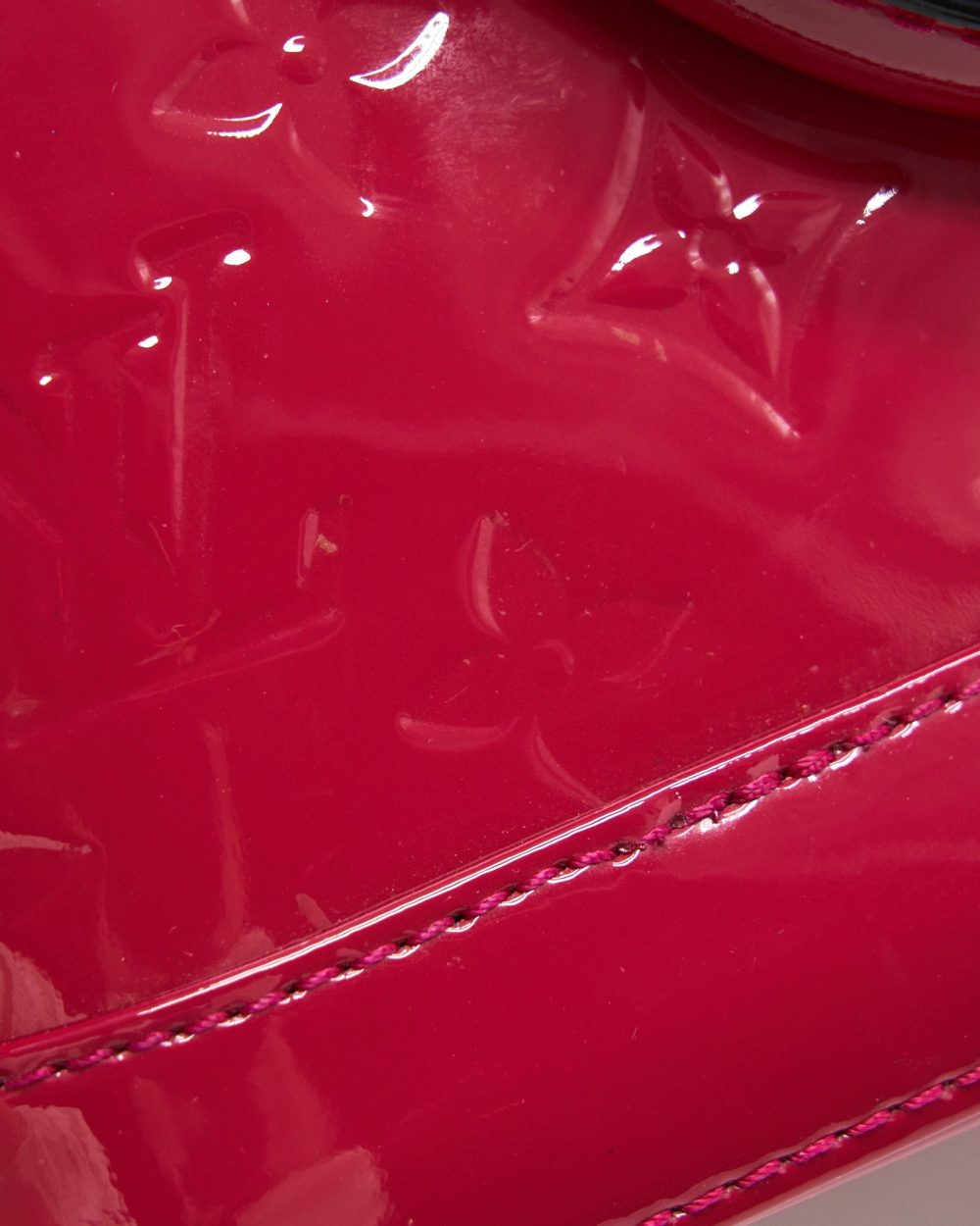 AAA Replica Louis Vuitton LV ALMA BB PATENT LEATHER INDIAN ROSE