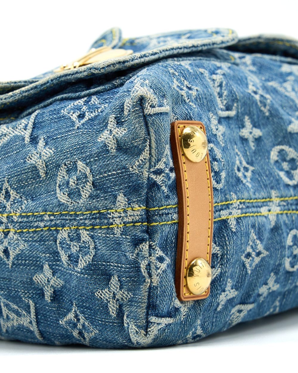 AAA Replica Louis Vuitton LV BUGGY BAG MONOGRAM DENIM GHW