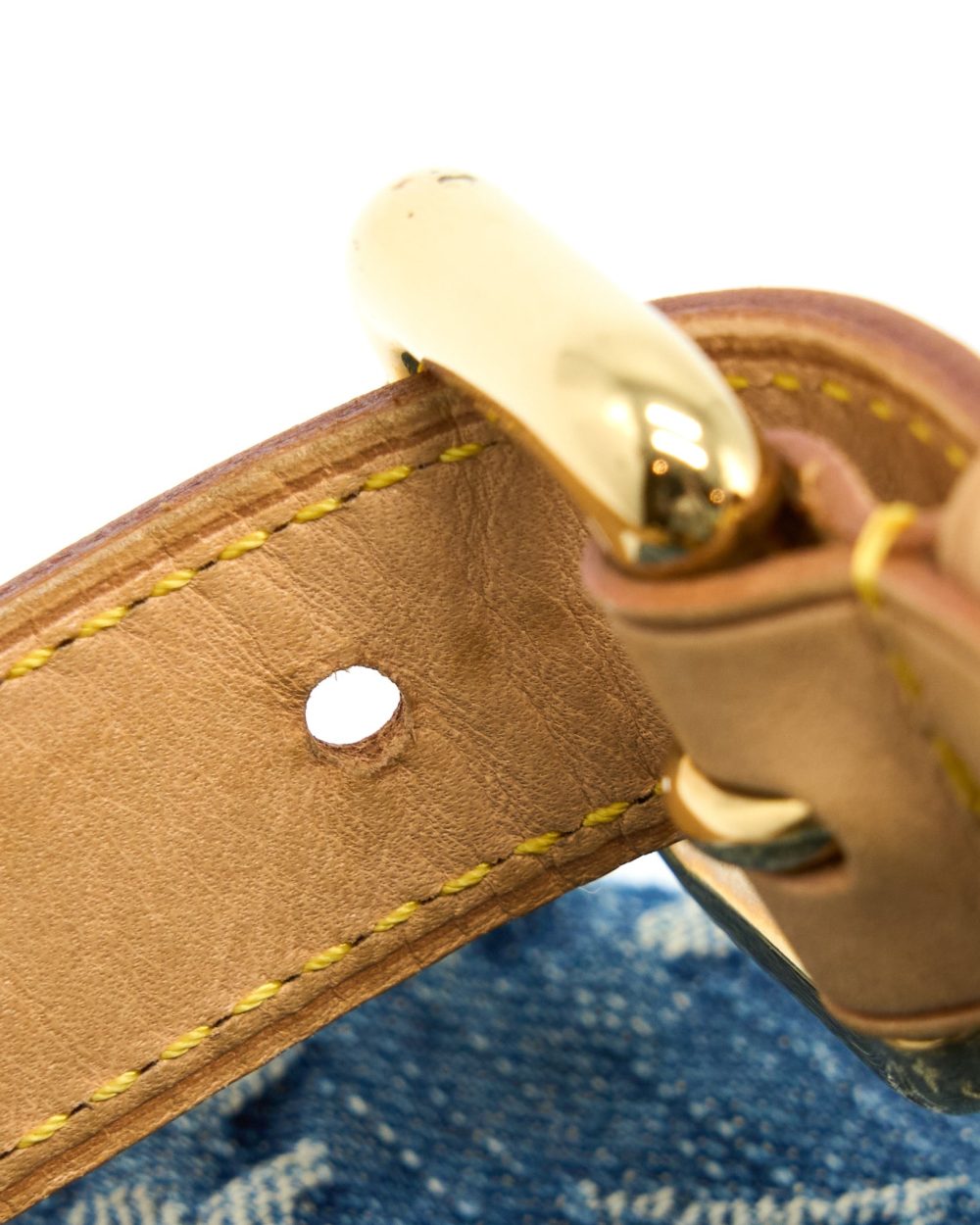 AAA Replica Louis Vuitton LV BUGGY BAG MONOGRAM DENIM GHW