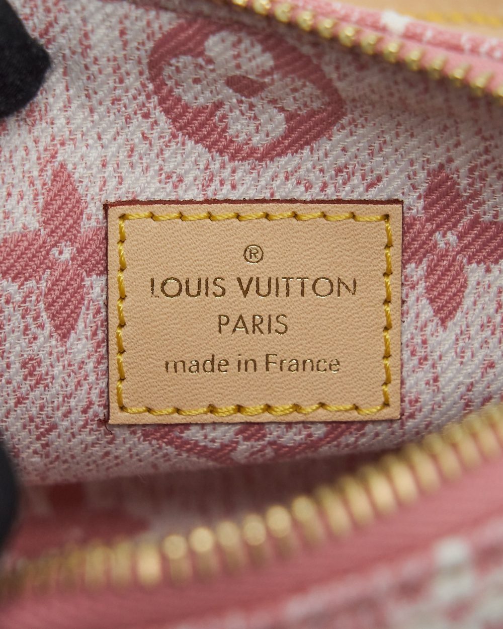 AAA Replica Louis Vuitton LV NANO SPEEDY MONOGRAM JACQUARD DENIM PINK