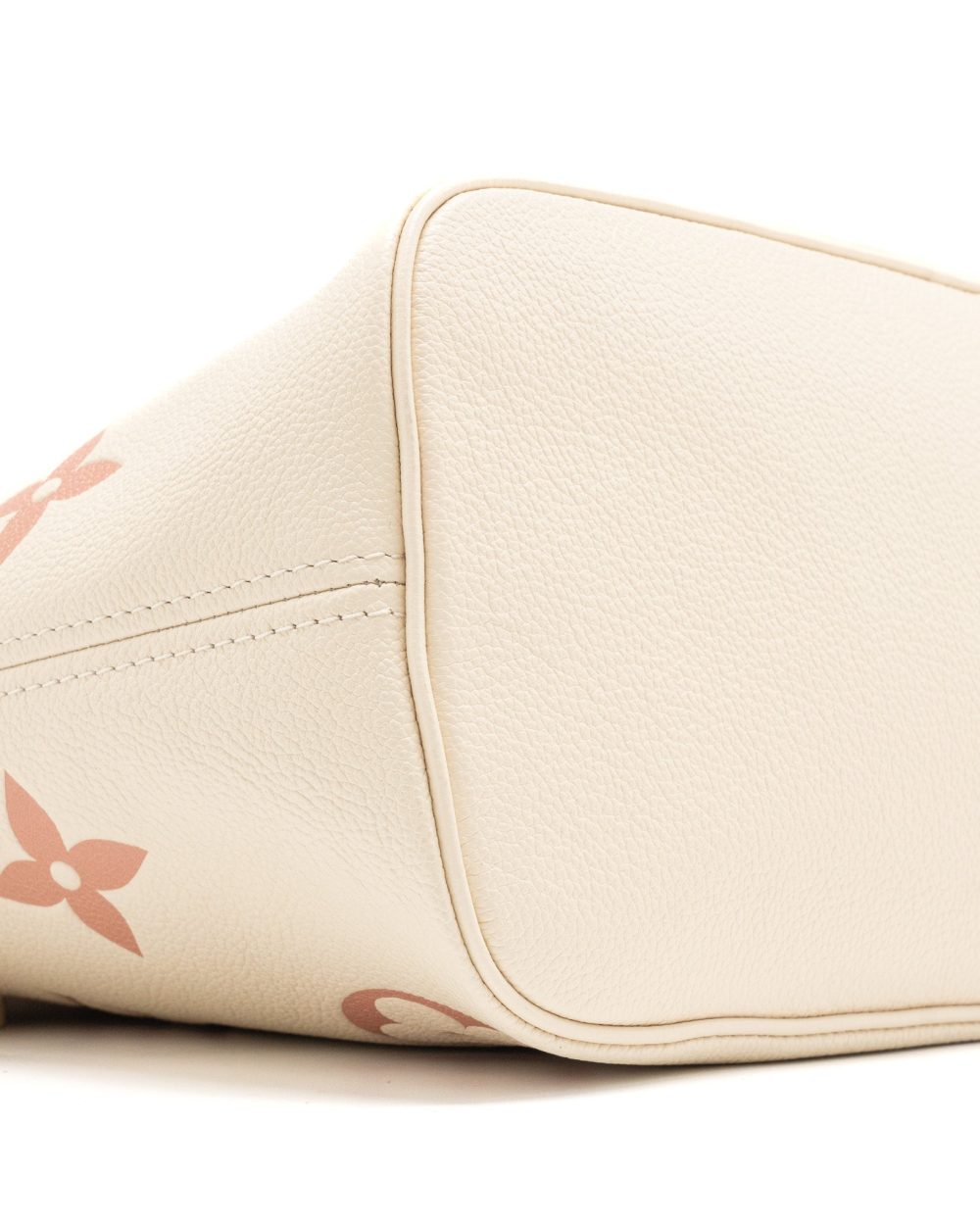 AAA Replica Louis Vuitton LV NEVERFULL MM MONOGRAM EMPREINTE CRÈME/ROSE TRIANON GHW