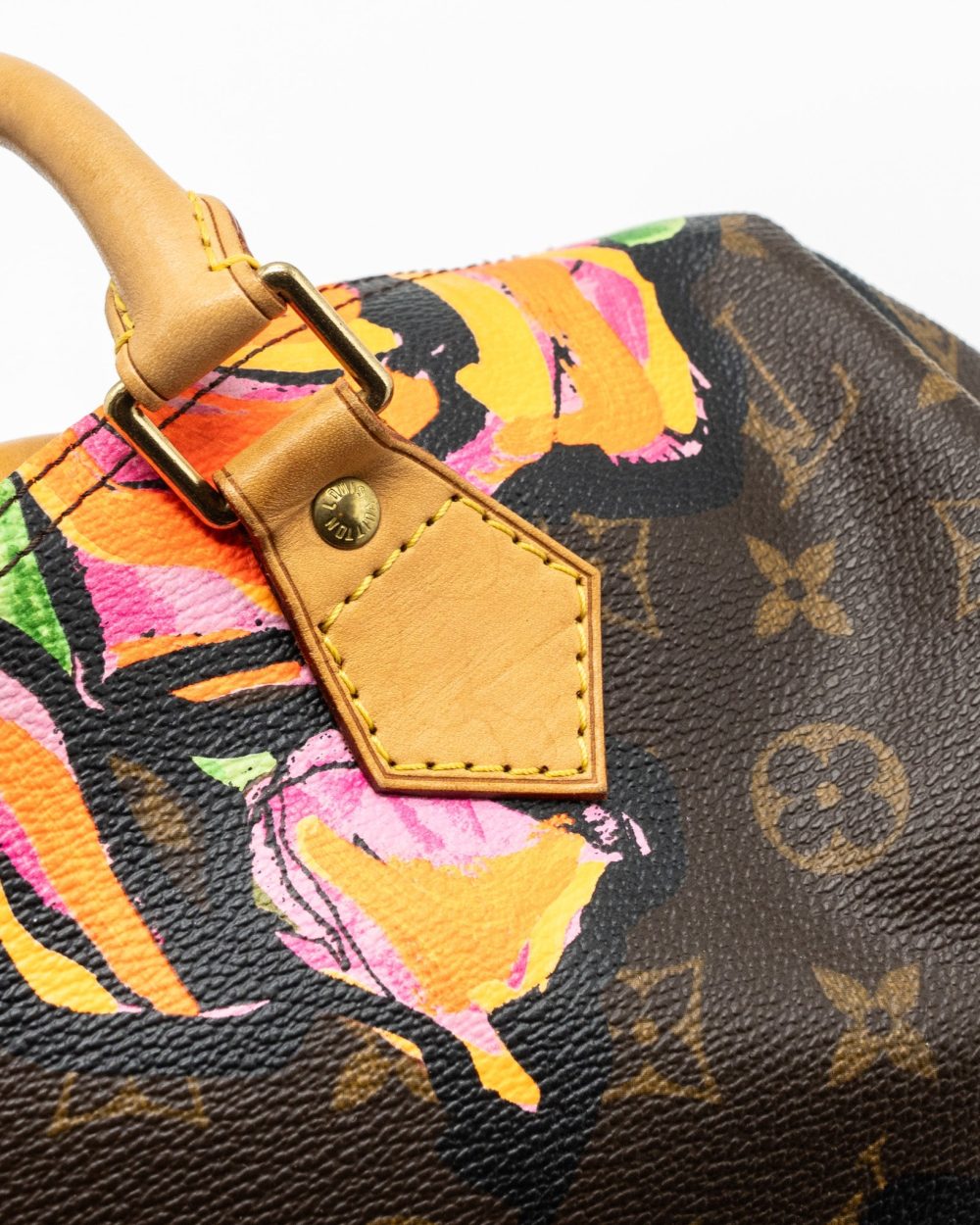 AAA Replica Louis Vuitton LV SPEEDY 30 LIMITED FLOWER PRINT MONOGRAM CANVAS GHW