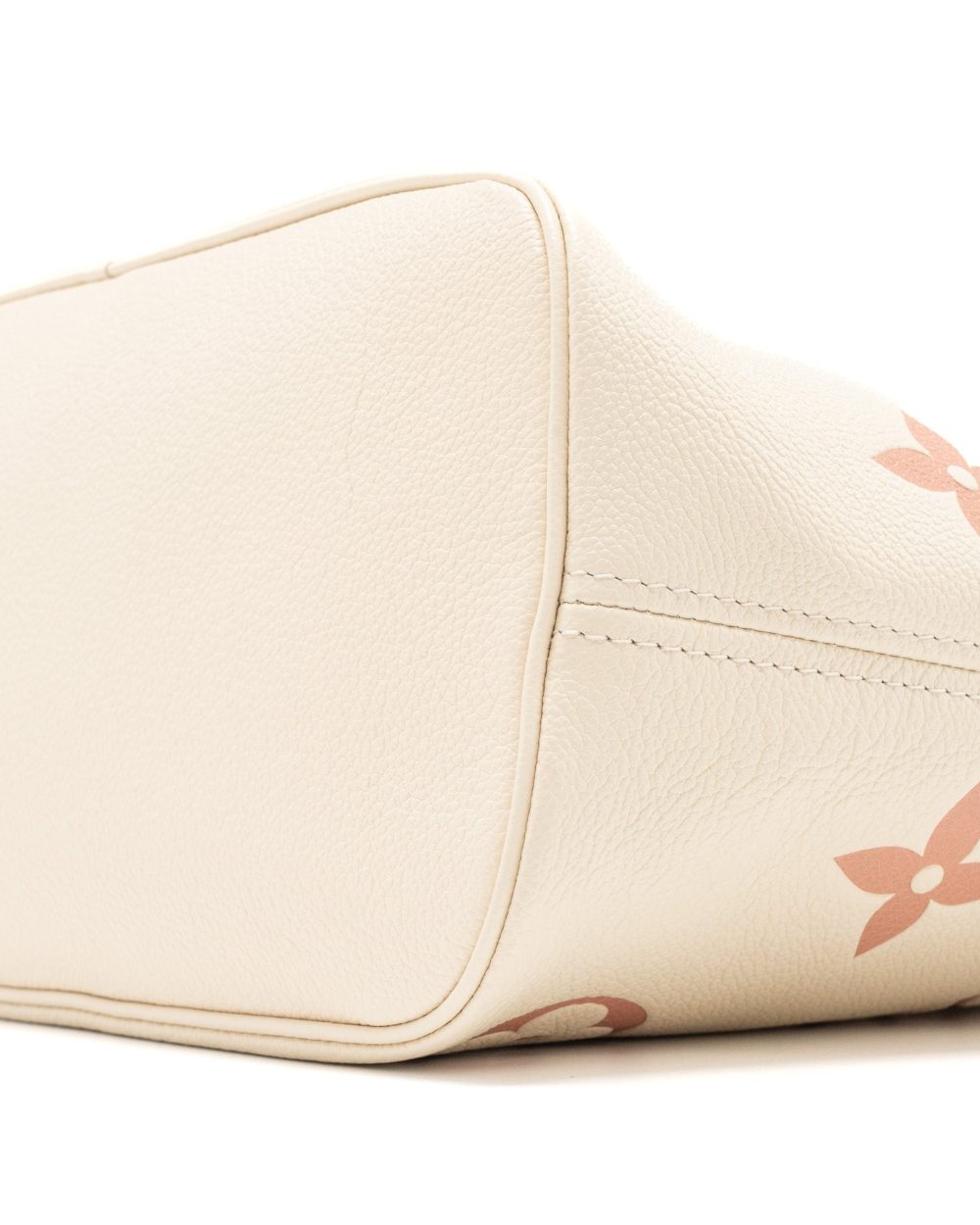 AAA Replica Louis Vuitton LV NEVERFULL MM MONOGRAM EMPREINTE CRÈME/ROSE TRIANON GHW