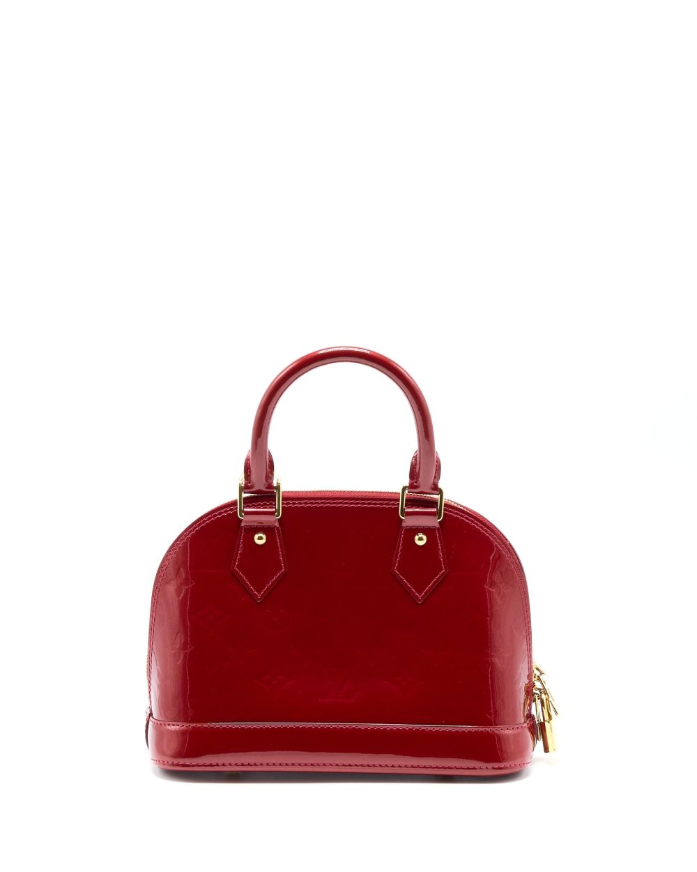 AAA Replica Louis Vuitton LV ALMA BB VERNIS RED GHW