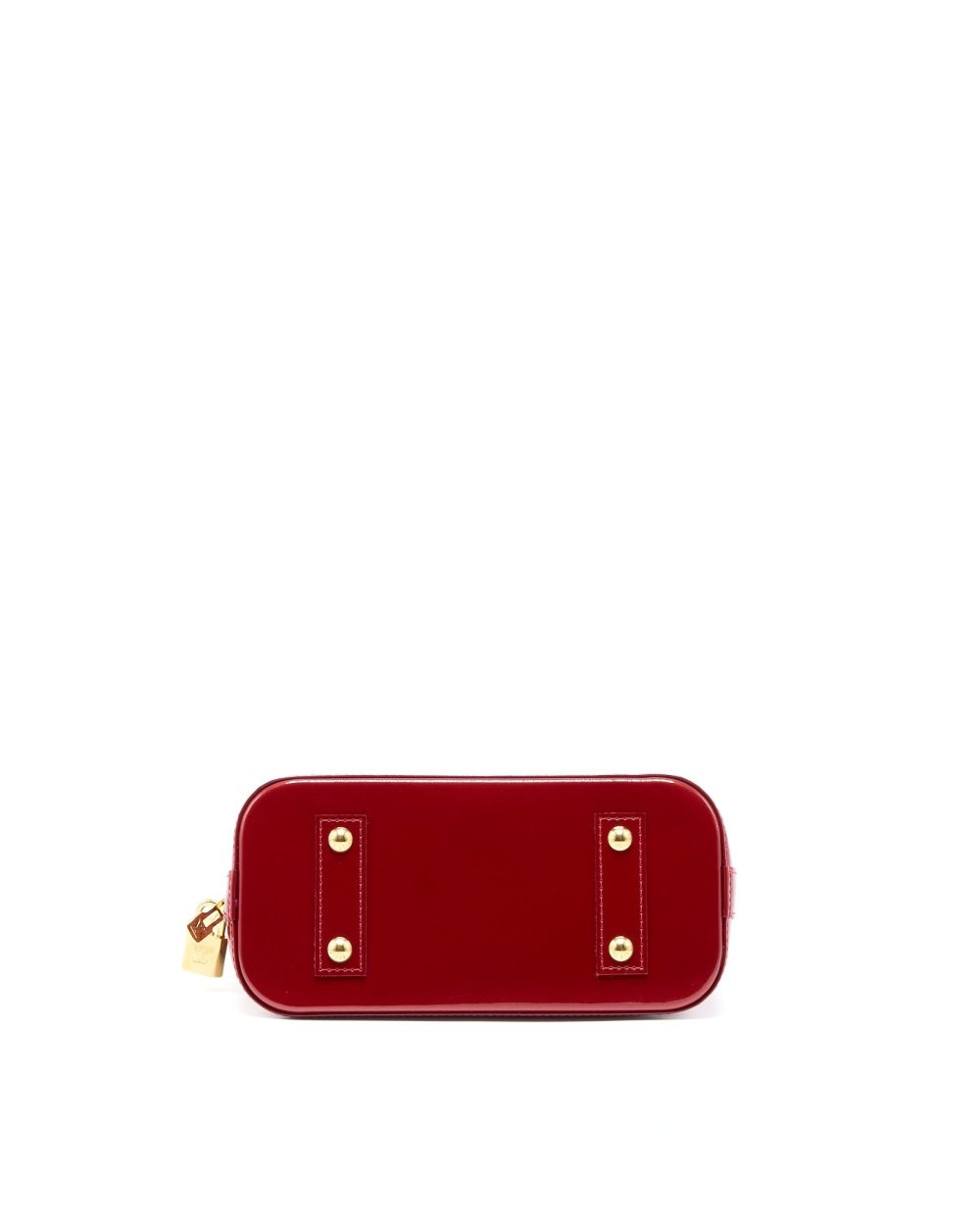 AAA Replica Louis Vuitton LV ALMA BB VERNIS RED GHW