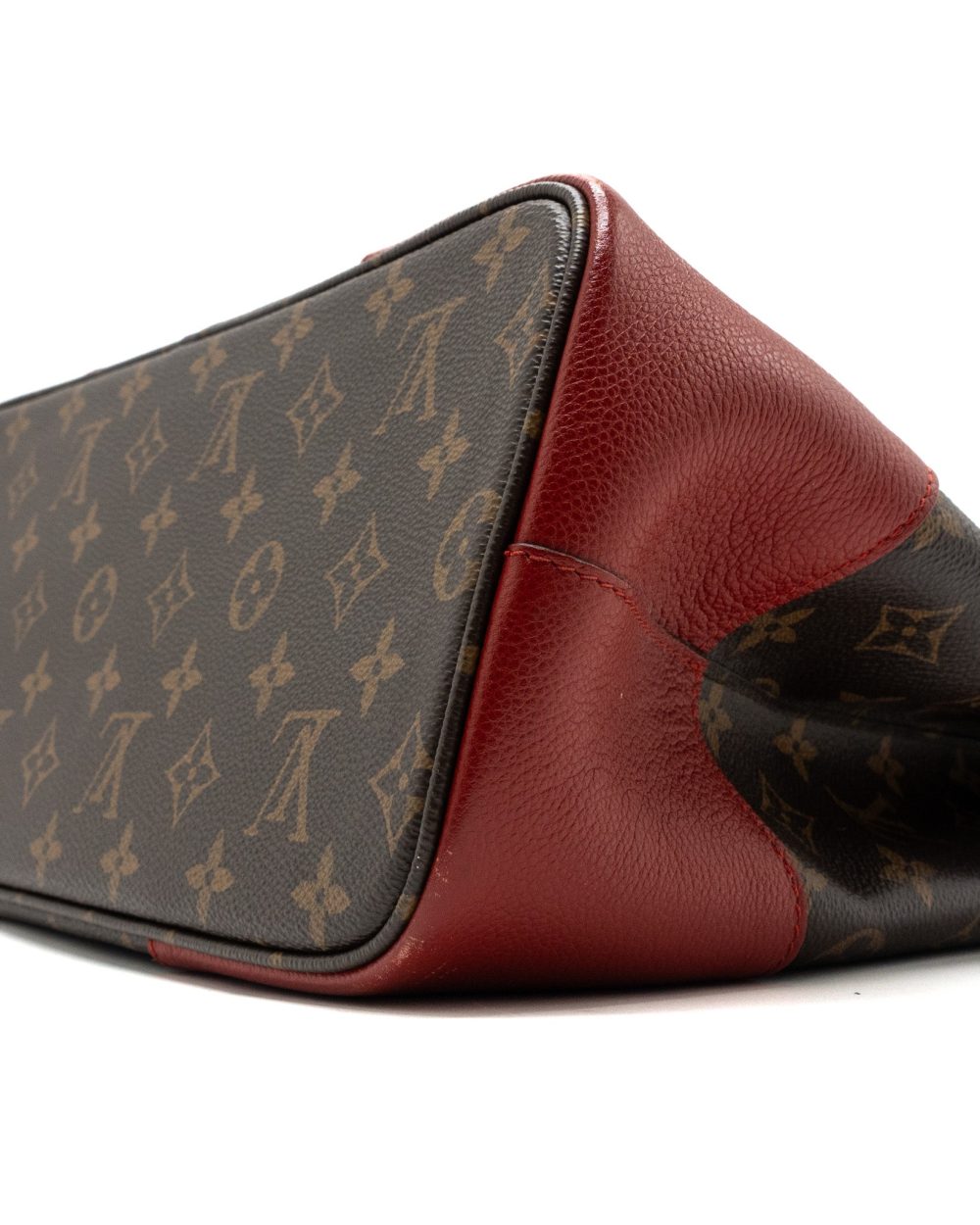 AAA Replica Louis Vuitton LV TOP HANDLE TOTE BAG MONOGRAM CANVAS / RED GHW