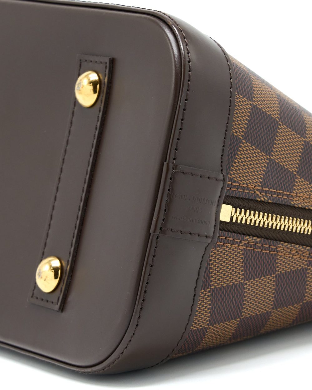 AAA Replica Louis Vuitton LV ALMA PM DAMIER EBENE GHW