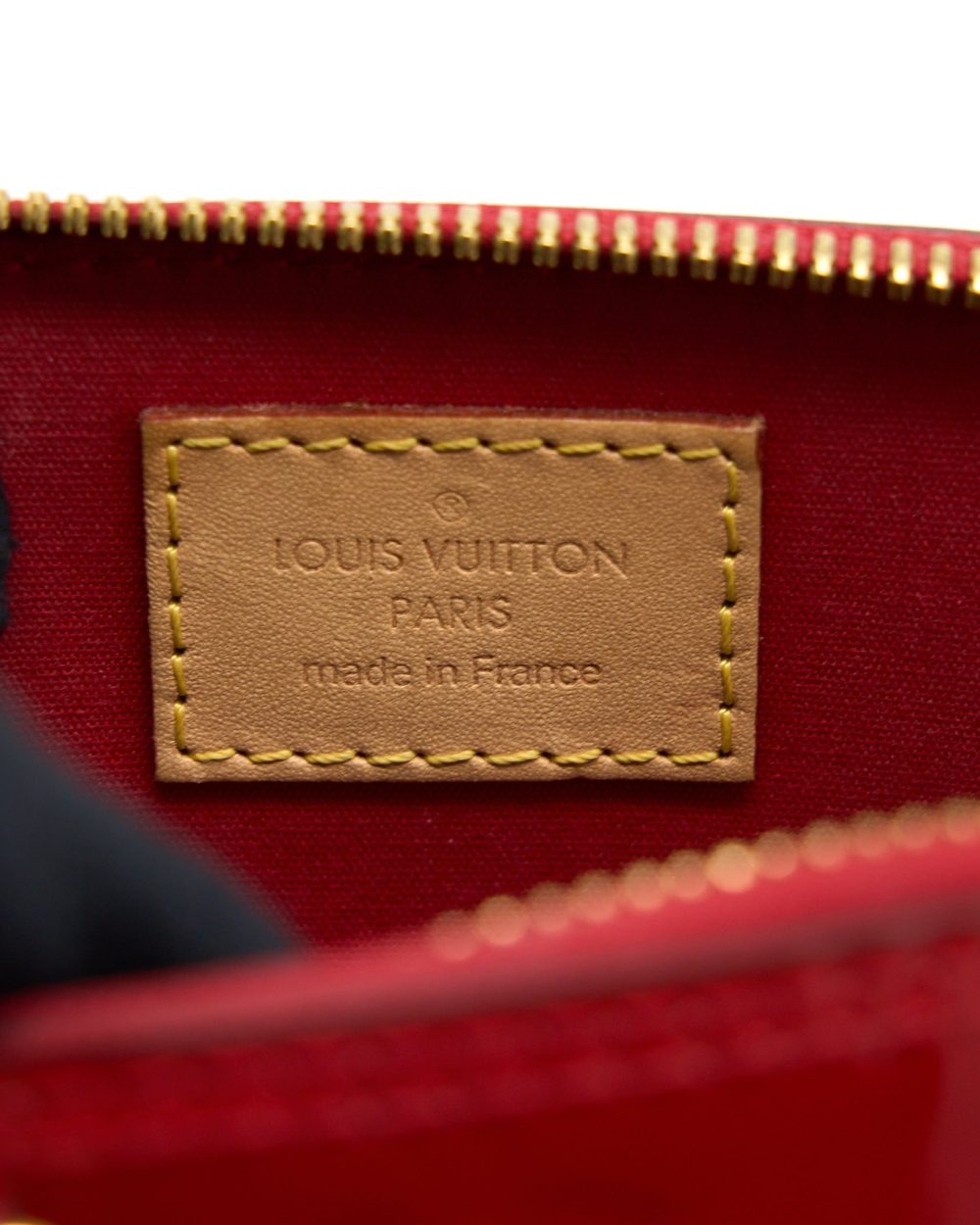 AAA Replica Louis Vuitton LV ALMA BB VERNIS RED GHW