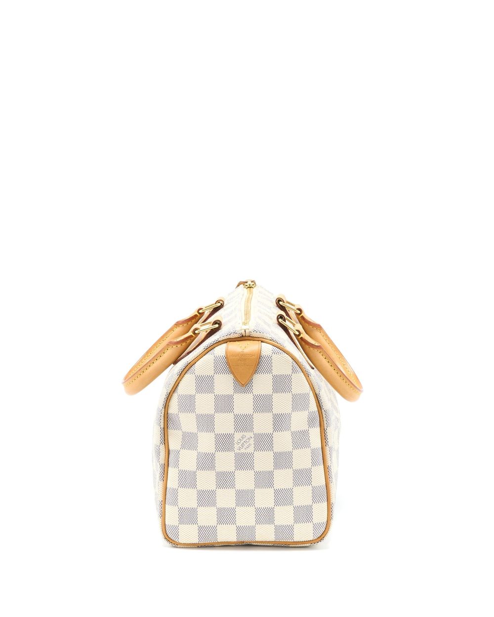 AAA Replica Louis Vuitton LV SPEEDY 25 DAMIER AZUR CANVAS GHW